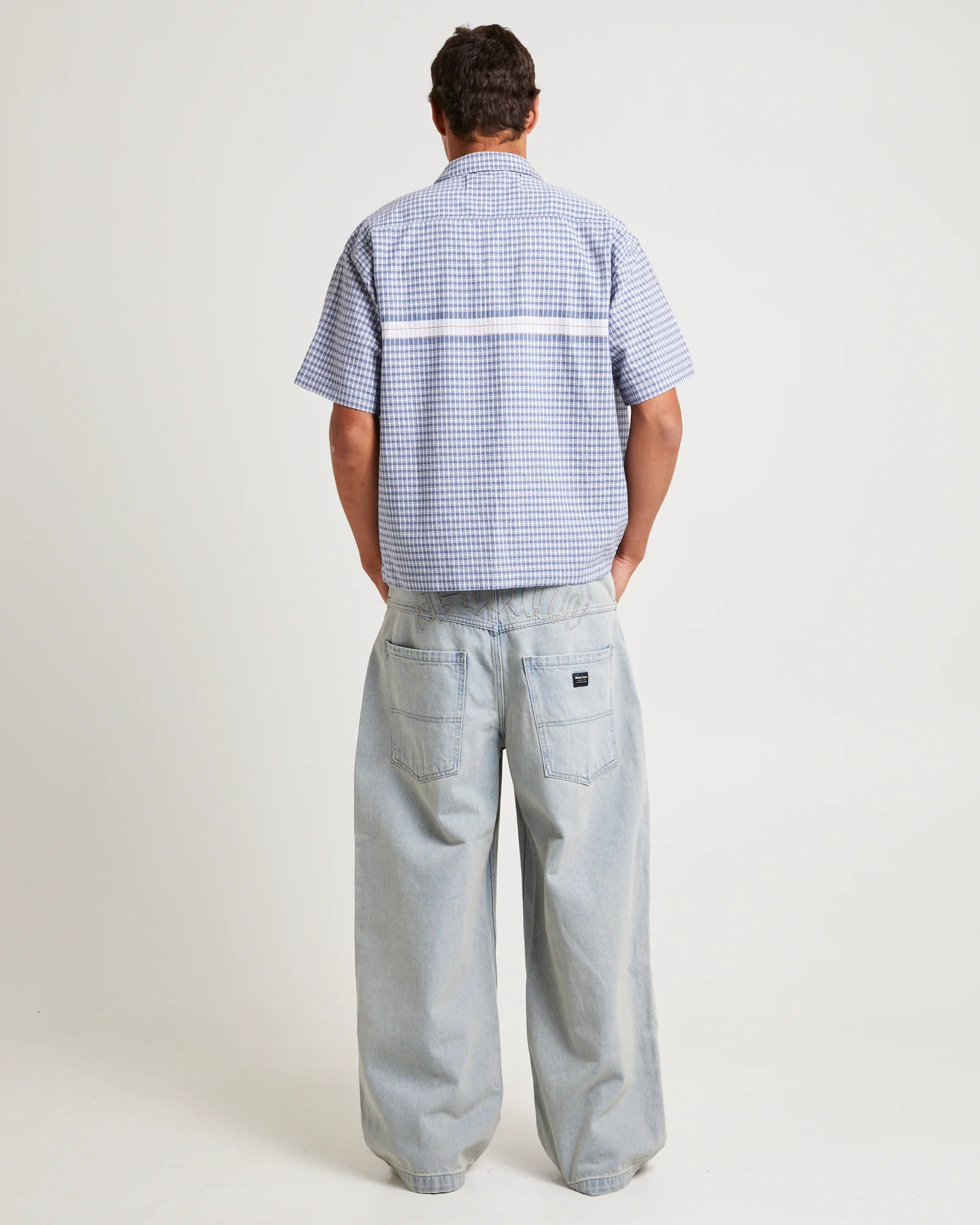 A7 Mega Baggy Denim Jeans Wayne - Image 2