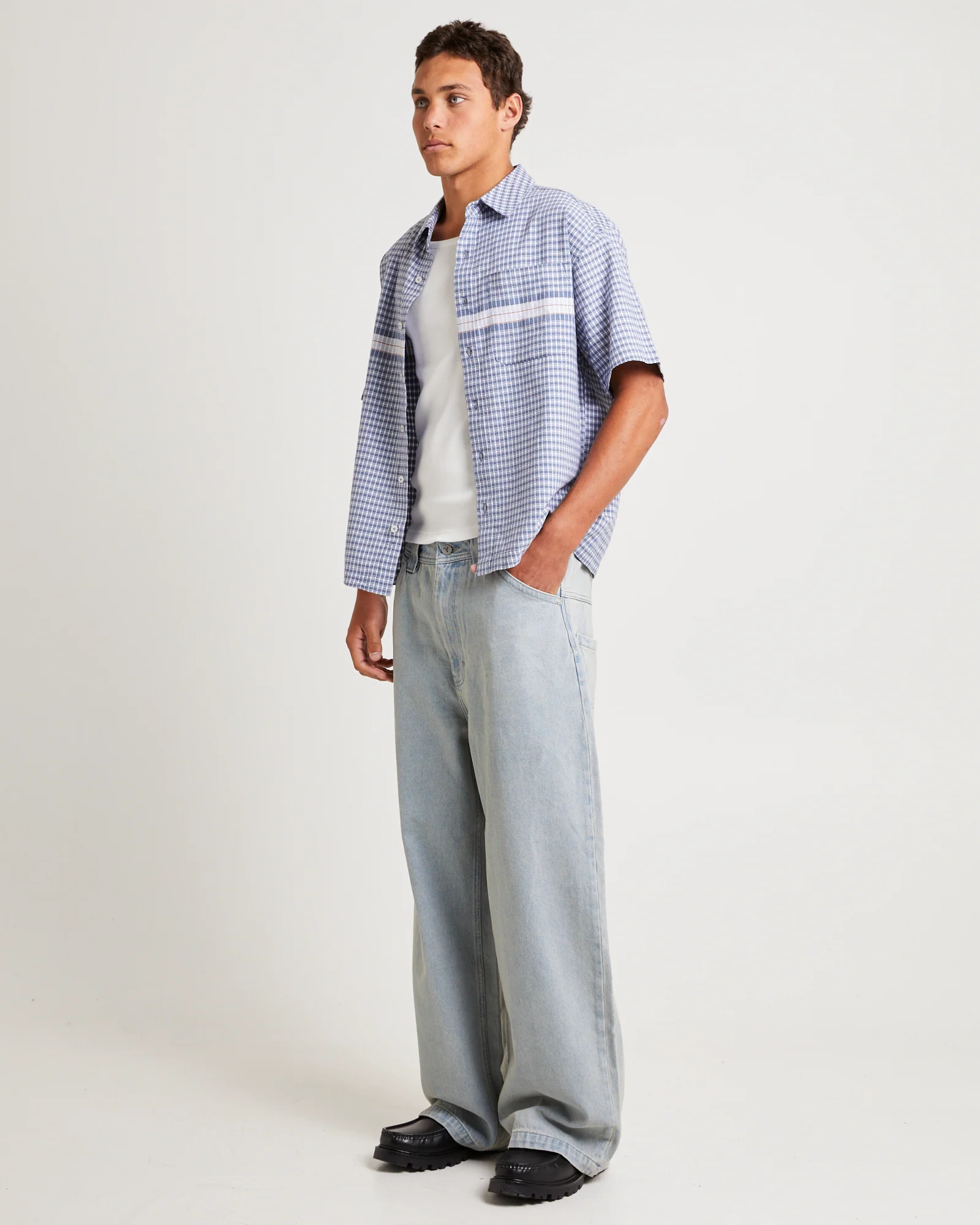 A7 Mega Baggy Denim Jeans Wayne - Image 3