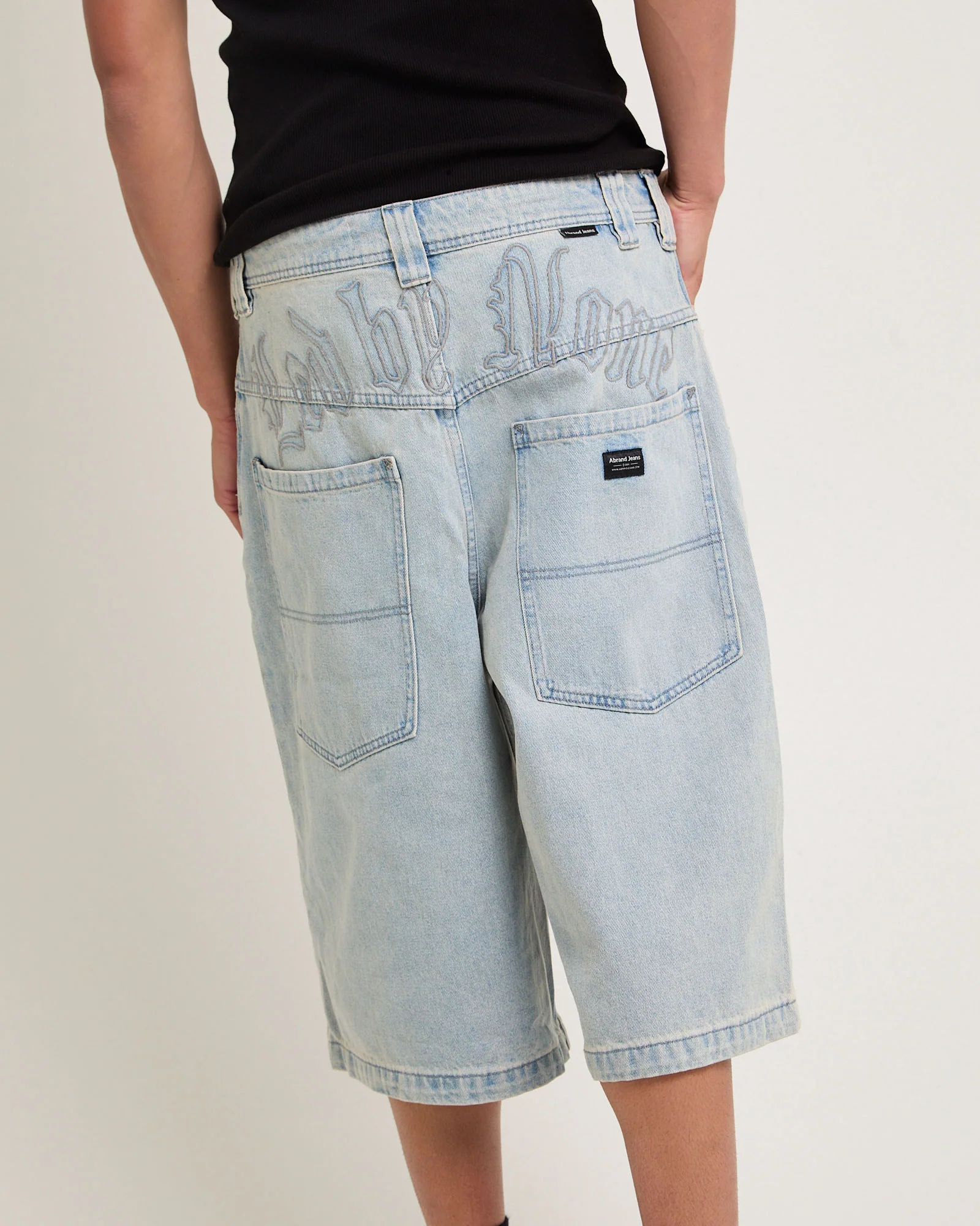 A7 Mega Baggy Denim Shorts Wayne - Image 4