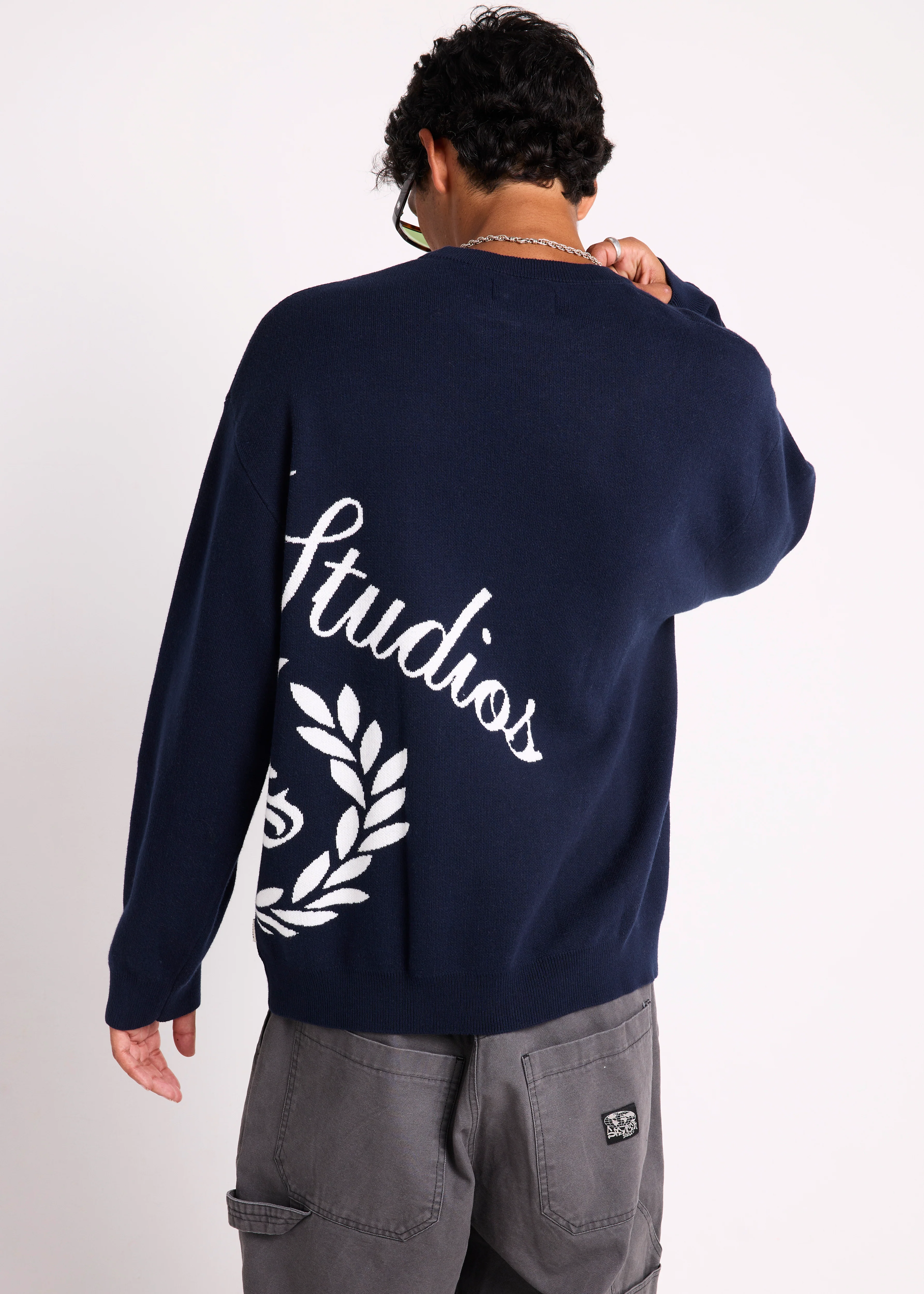 Academic Crew Knit Jumper - Image 3