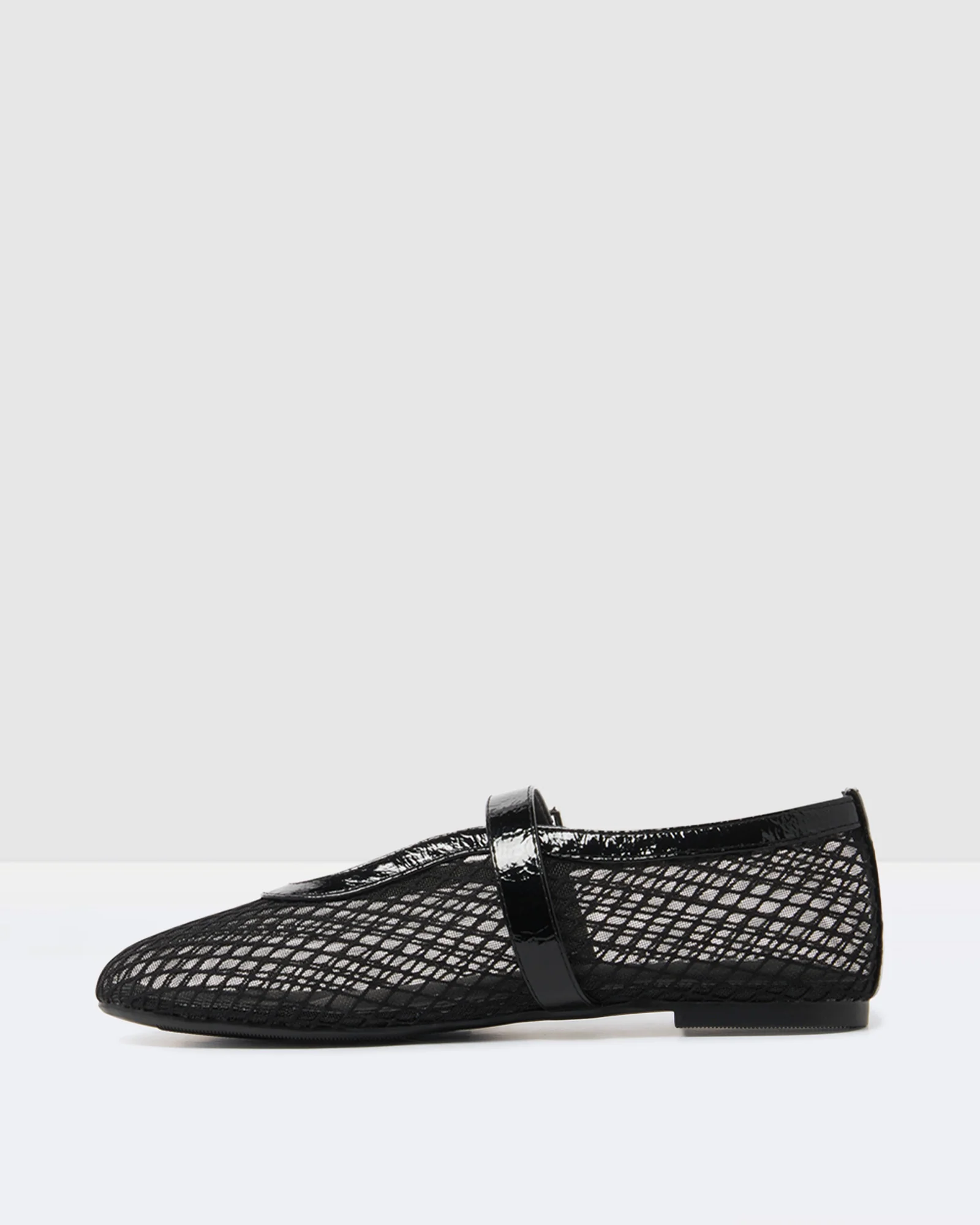 Addie Ballet Flats in Black - Image 3