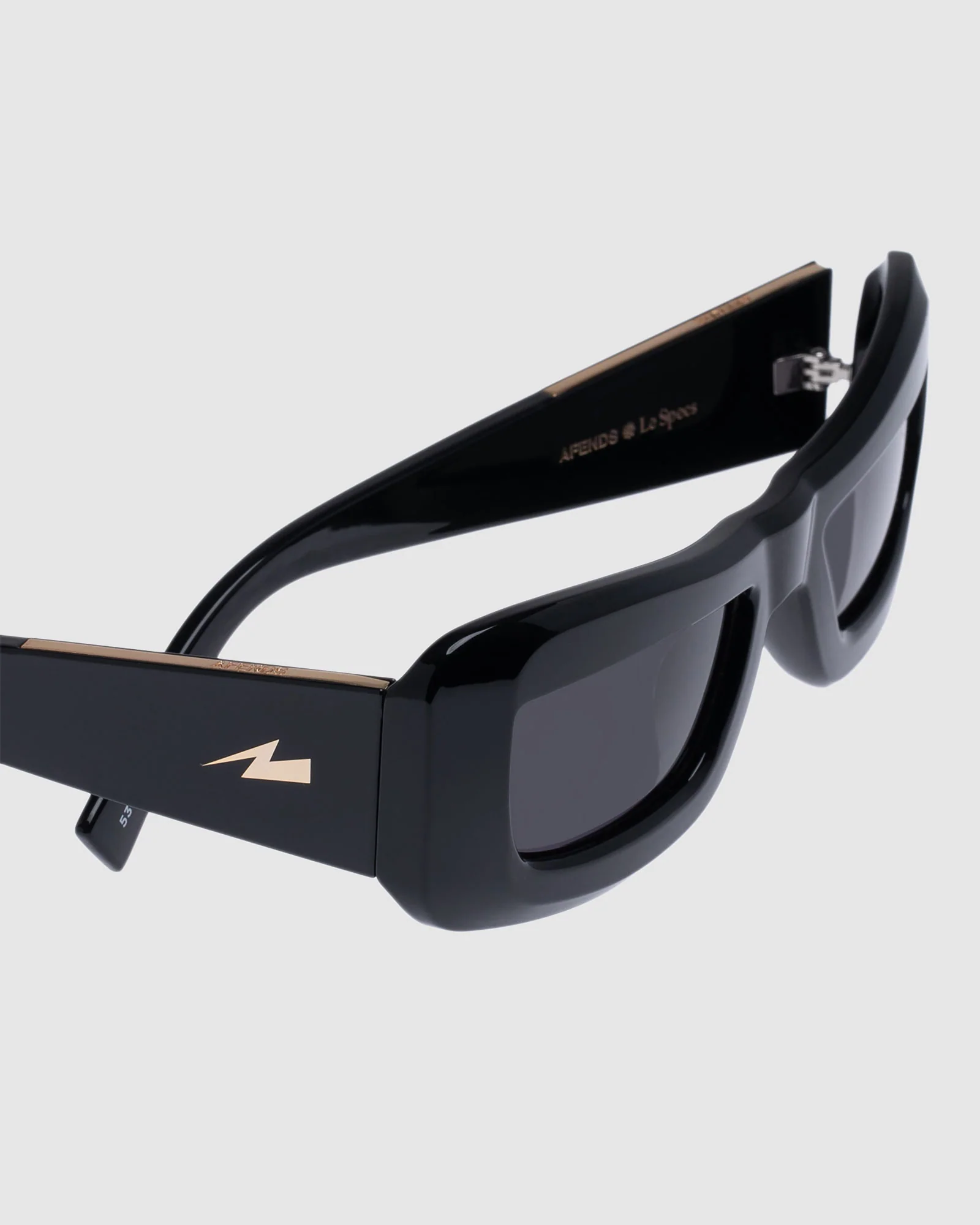 Afends X Le Specs Armour Sunglasses Black - Image 3