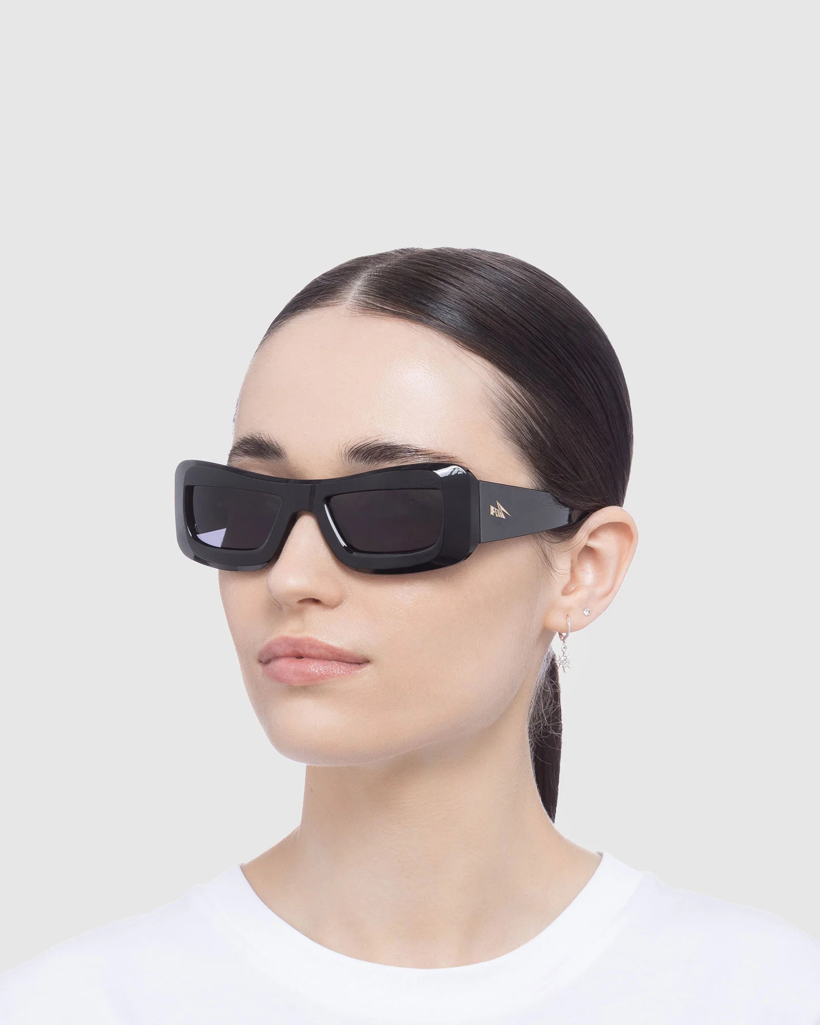 Afends X Le Specs Armour Sunglasses Black - Image 4