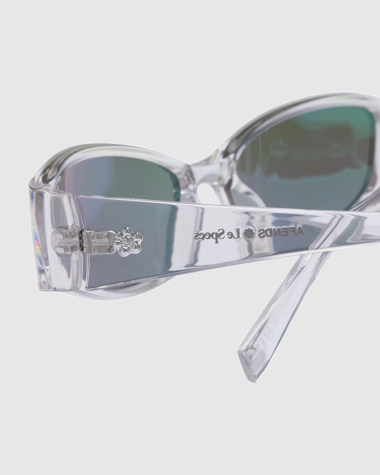 Afends X Le Specs Barrier Sunglasses Clear - Image 3