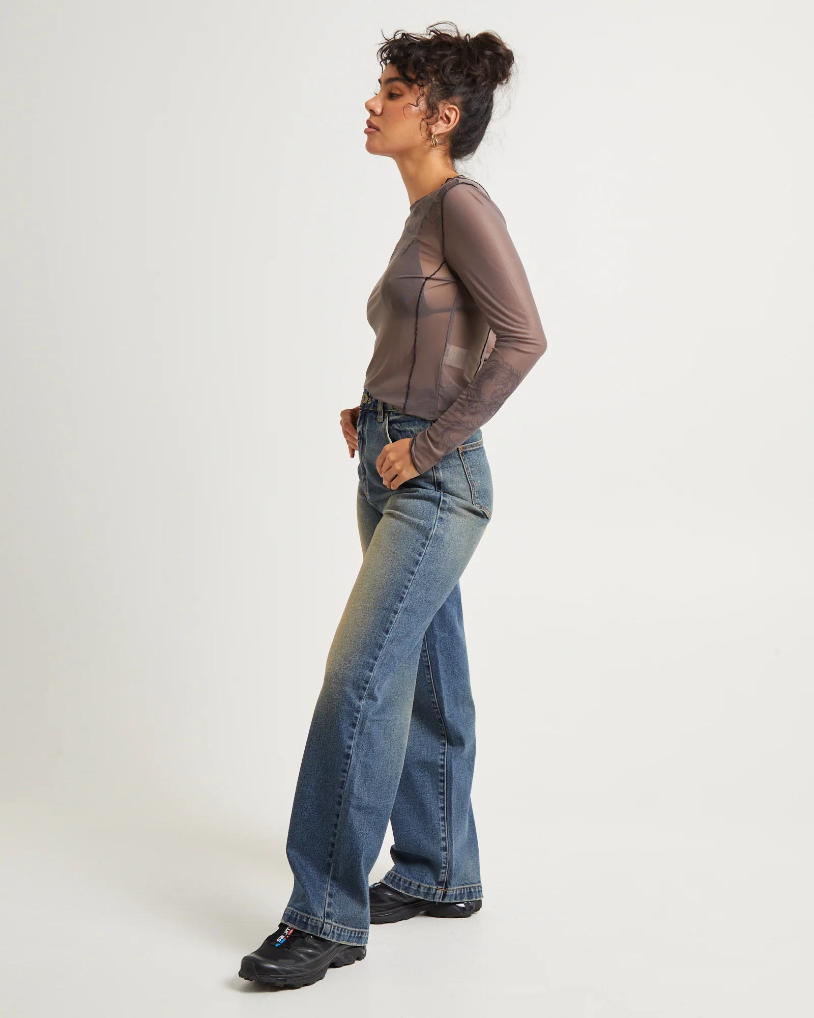 Akio Mesh Long Sleeve Top - Image 2