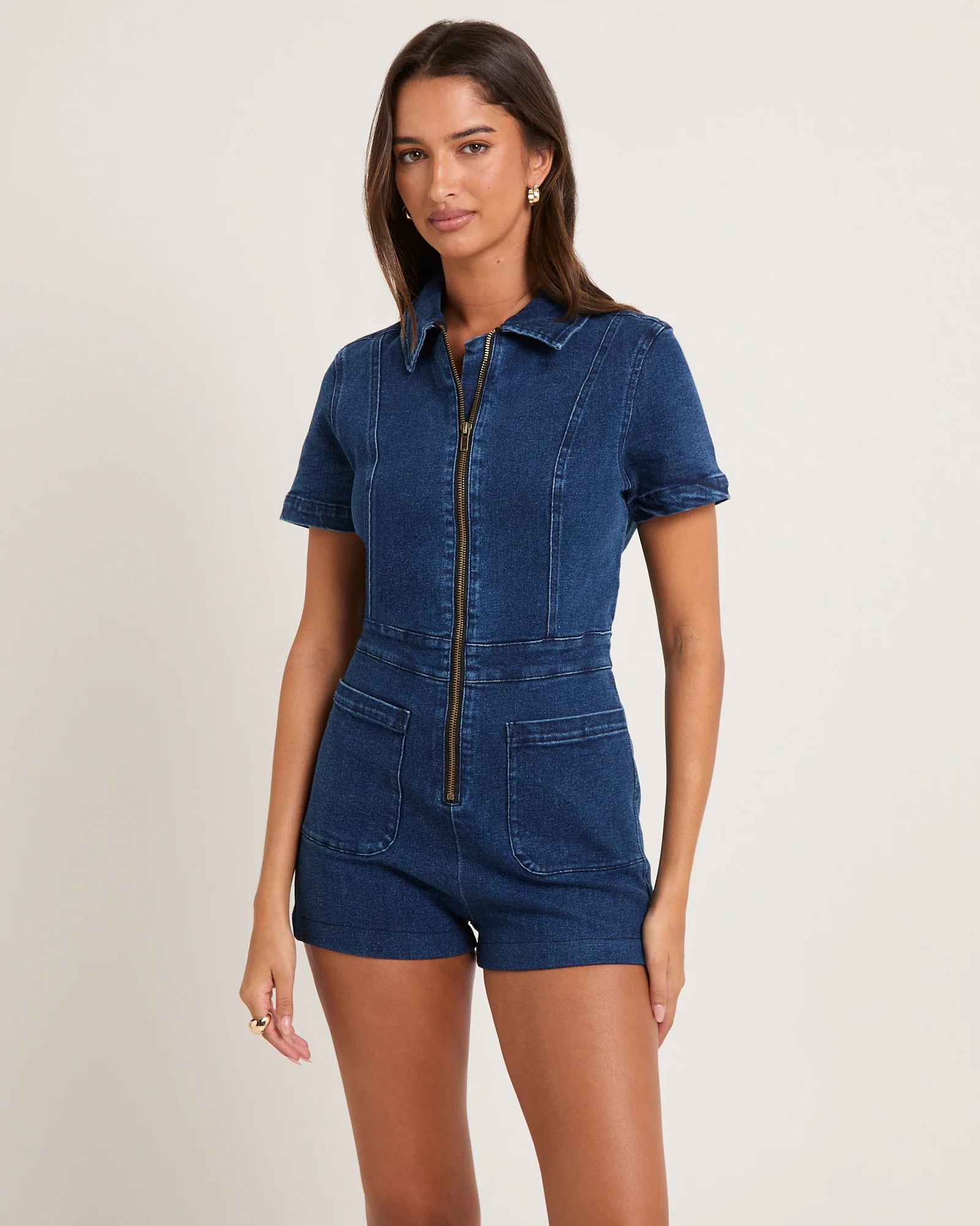 Alanis Denim Playsuit - Image 3