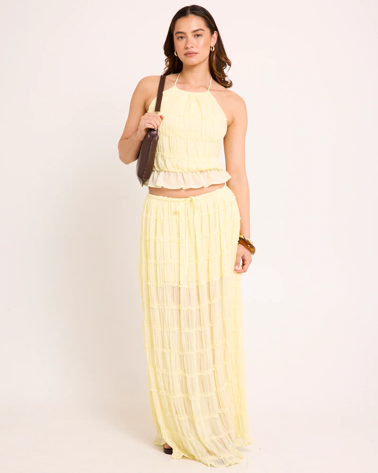 Alda Shirred Backless Top - Image 3