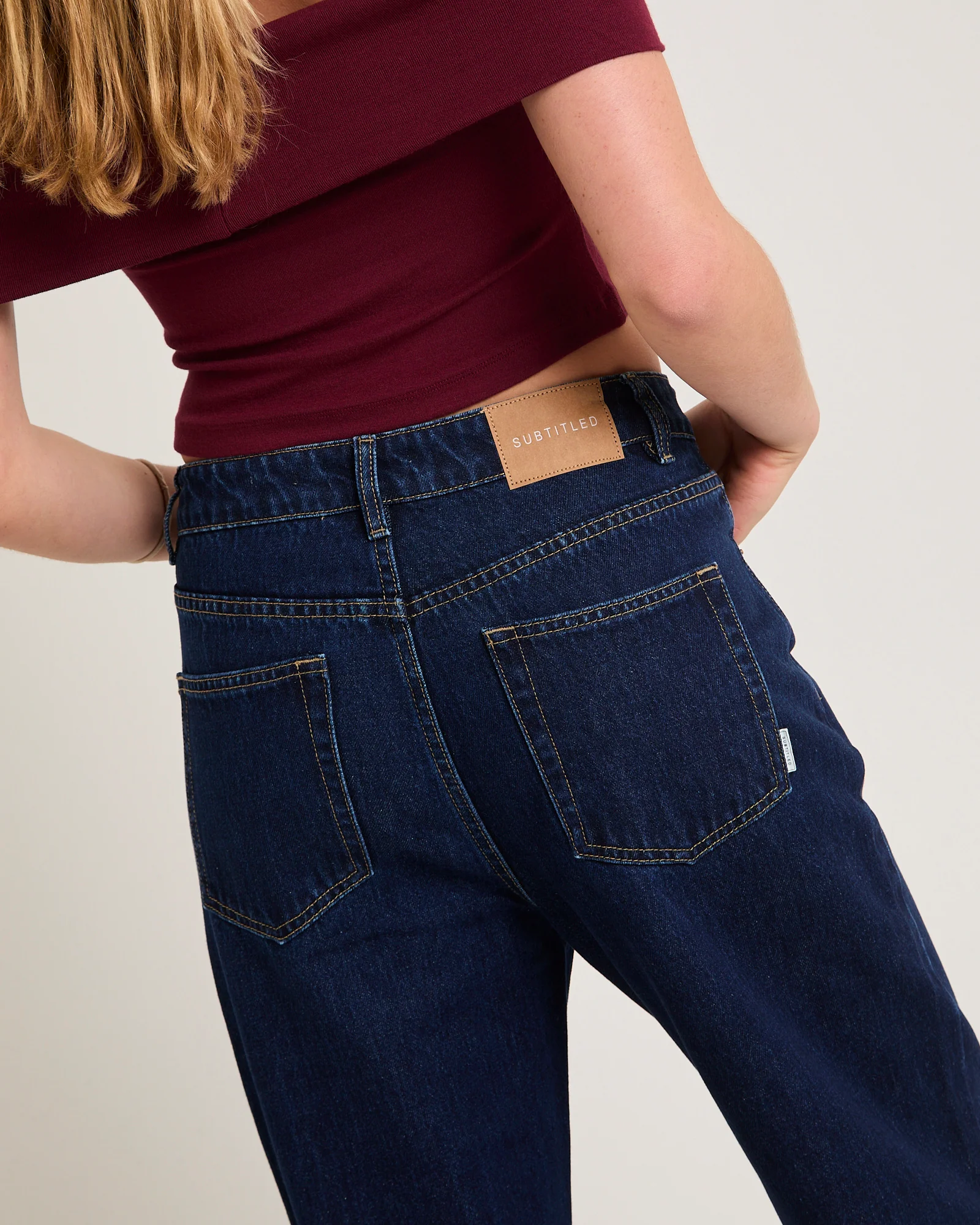Alexa Mid Rise Denim Jeans Petite Relaxed - Image 5