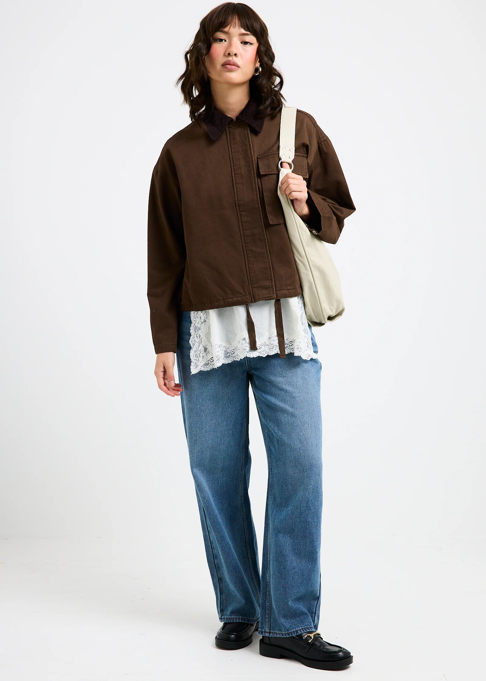 Alexa Mid Rise Denim Jeans Petite Relaxed - Image 2