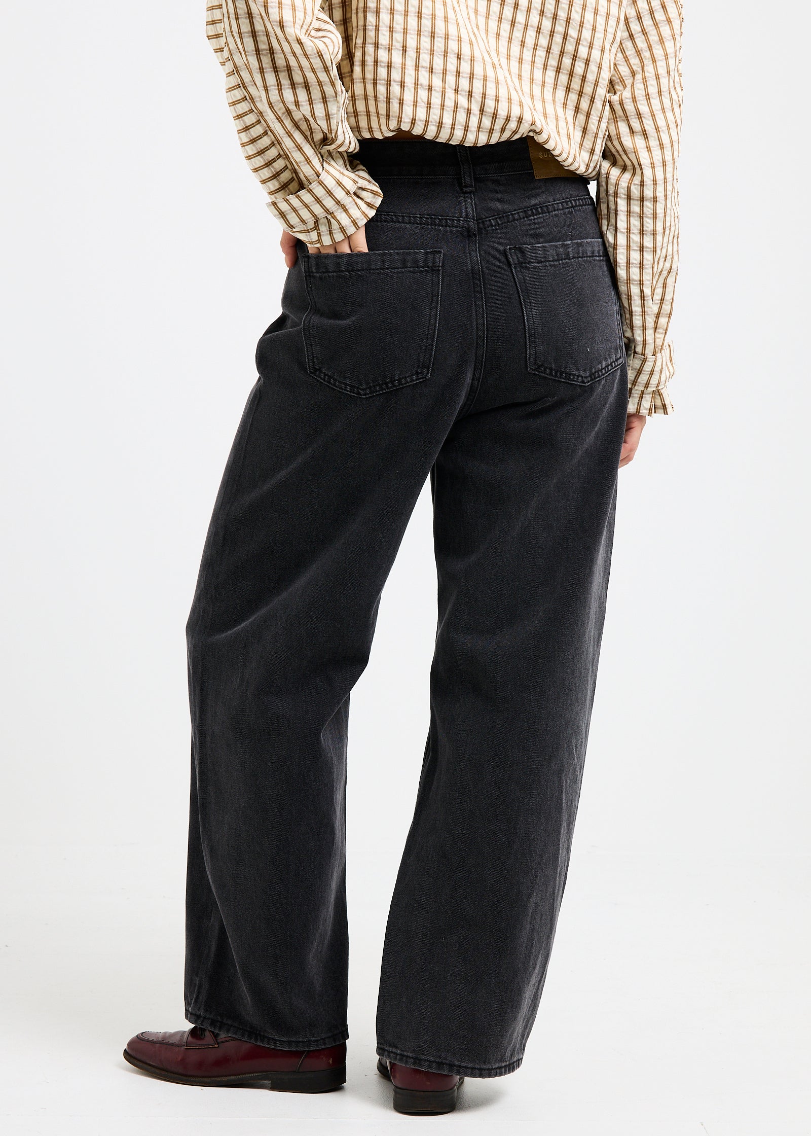 Alexa Mid Rise Denim Jeans Petite Relaxed - Image 3