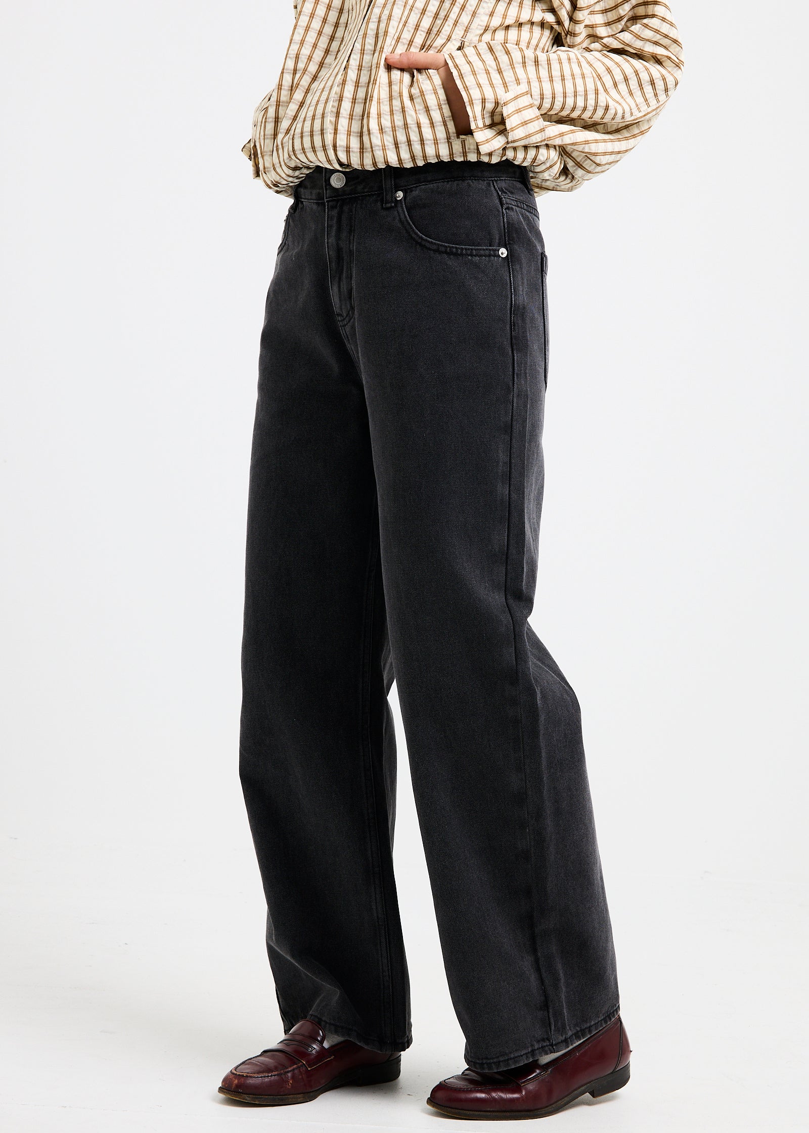 Alexa Mid Rise Denim Jeans Petite Relaxed - Image 4