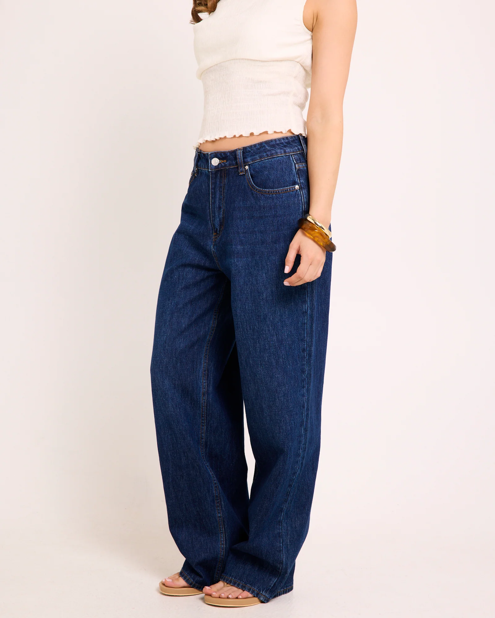 Alexa Mid Rise Relaxed Denim Jeans - Image 4