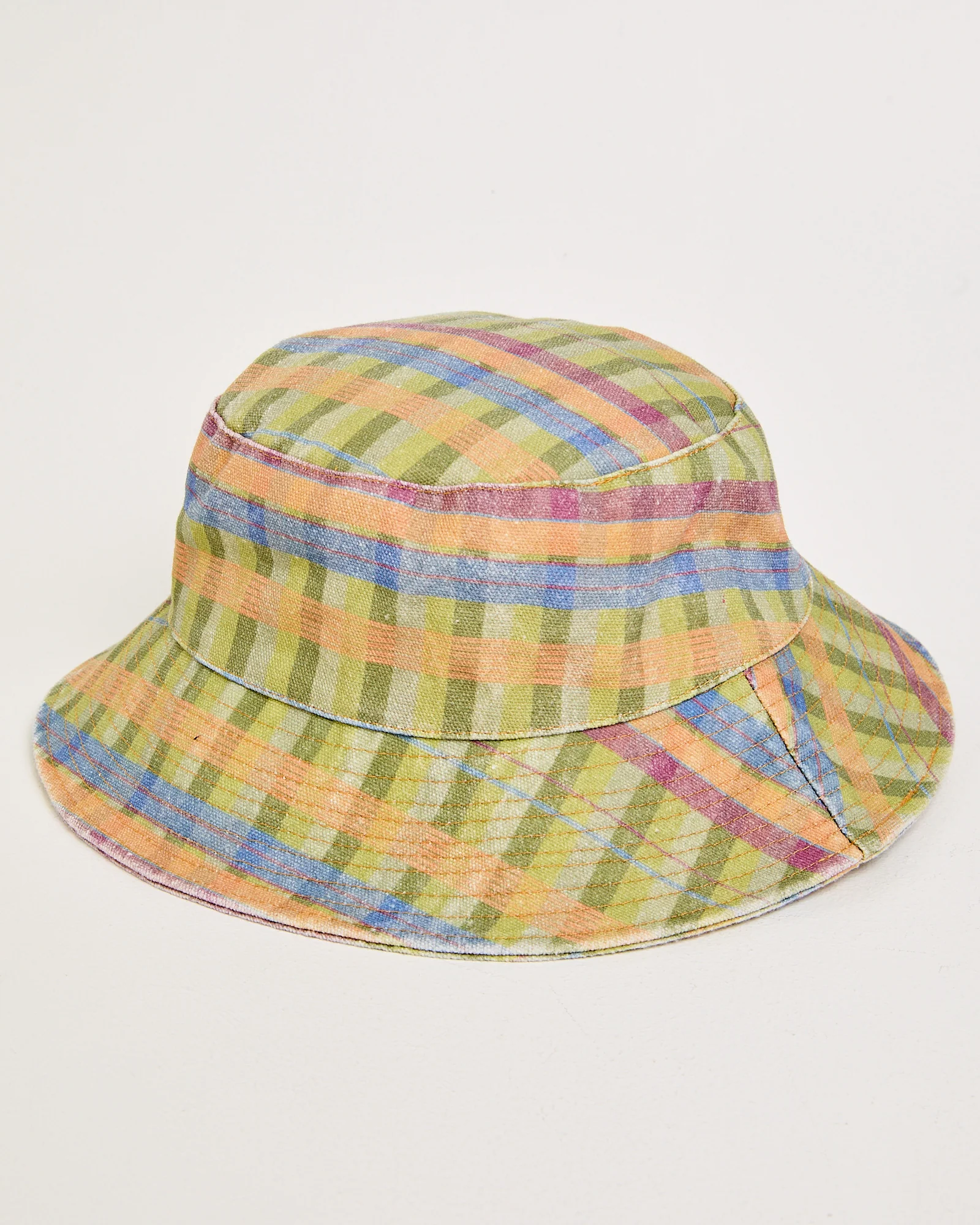 Aloha Moss Gingham Bucket Hat - Image 2