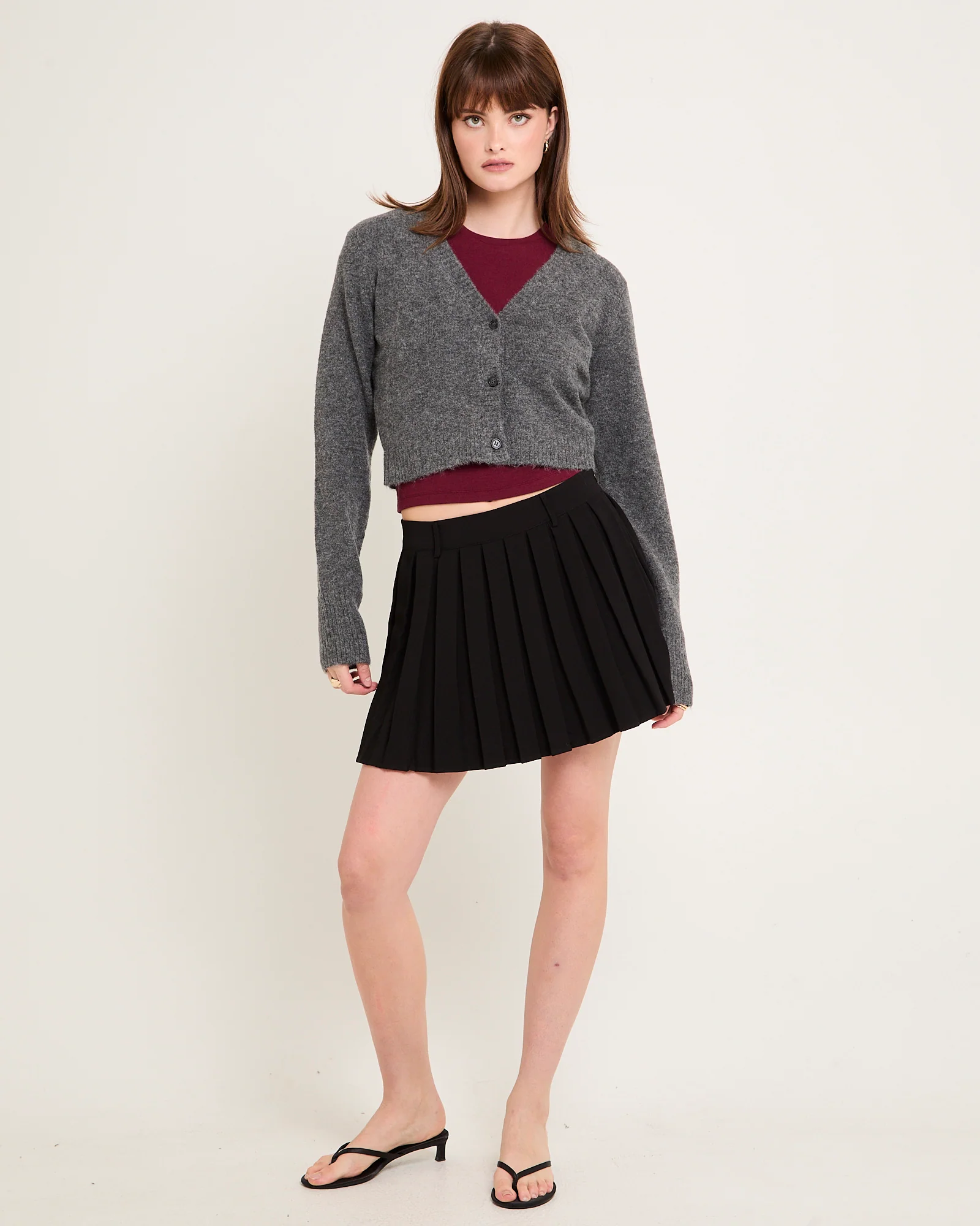 Amber Cropped Cardigan - Image 3