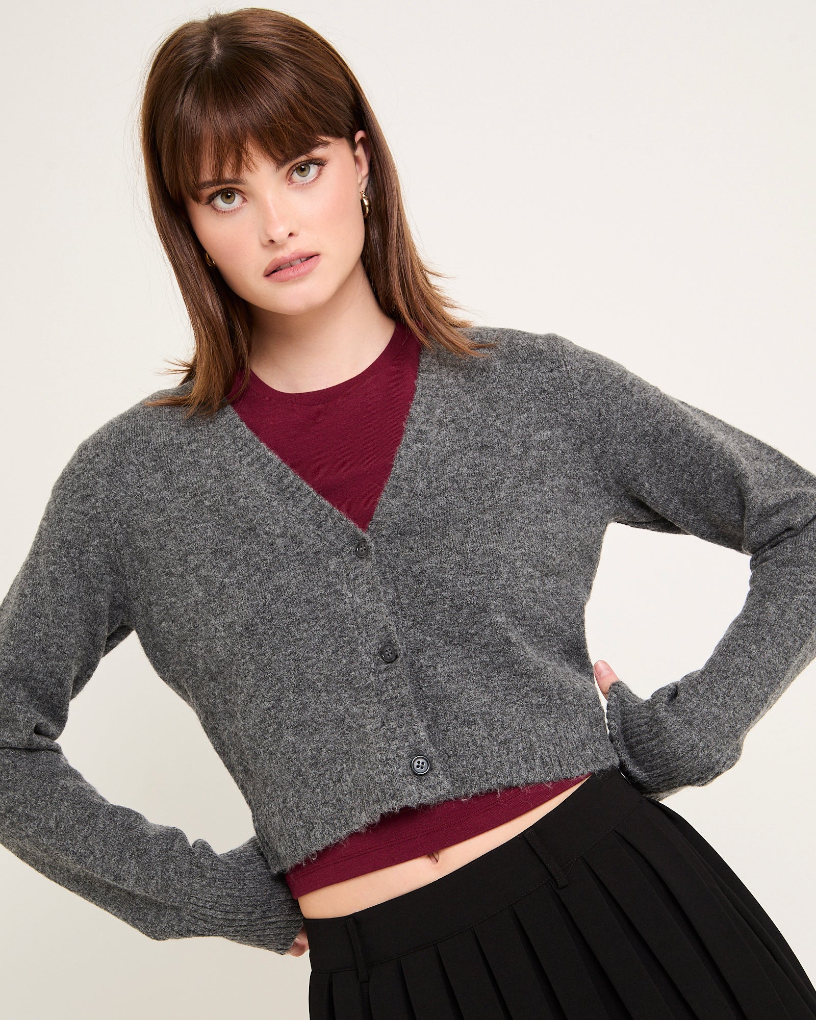 Amber Cropped Cardigan - Image 5