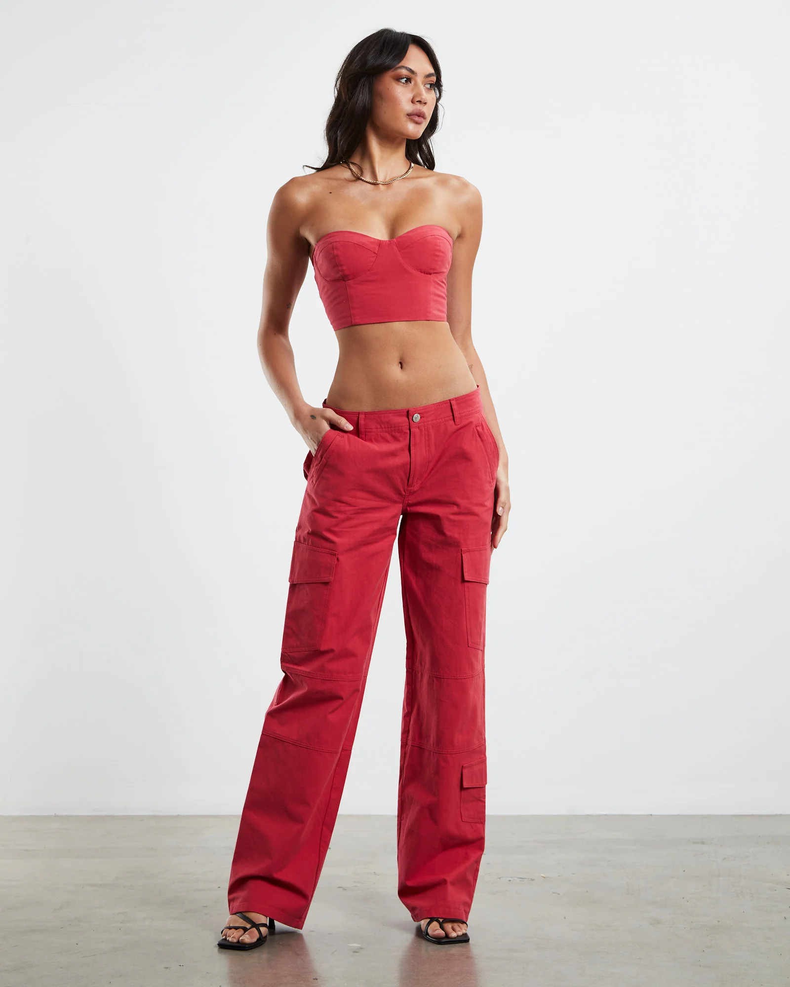 Amity Low Rise Cargo Pants - Image 4