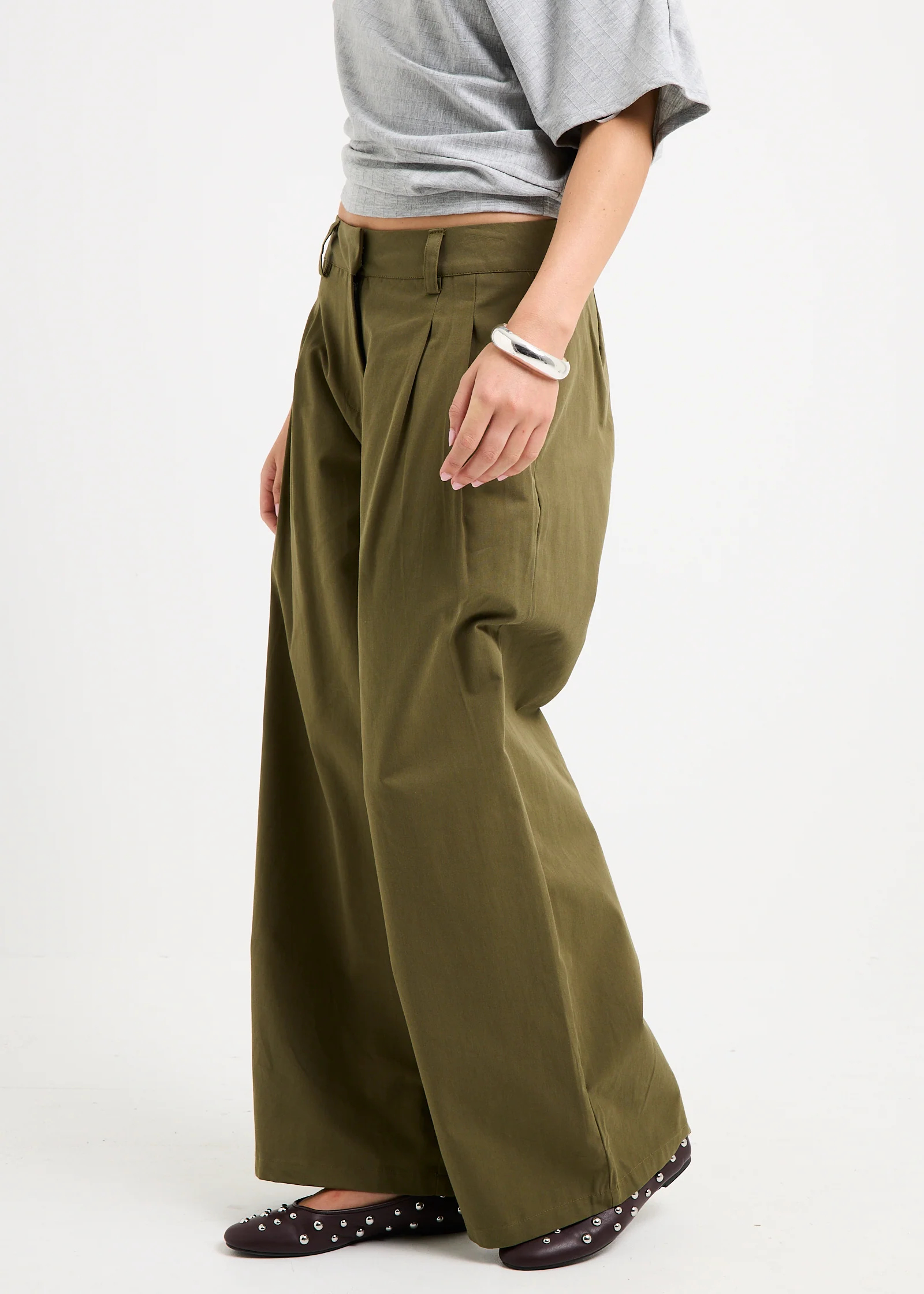 Annika Pleat Pants - Image 3