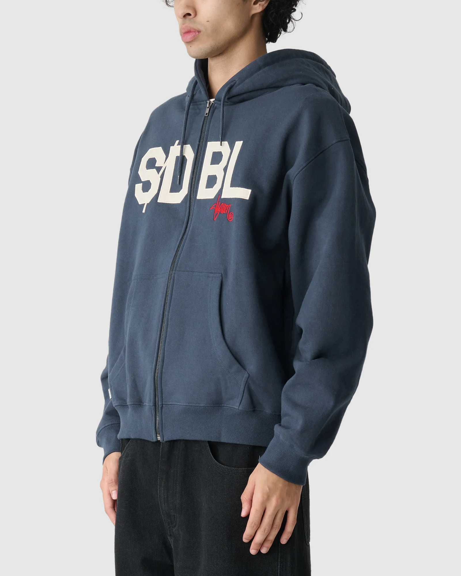 Applique Zip Thru Hoodie - Image 3