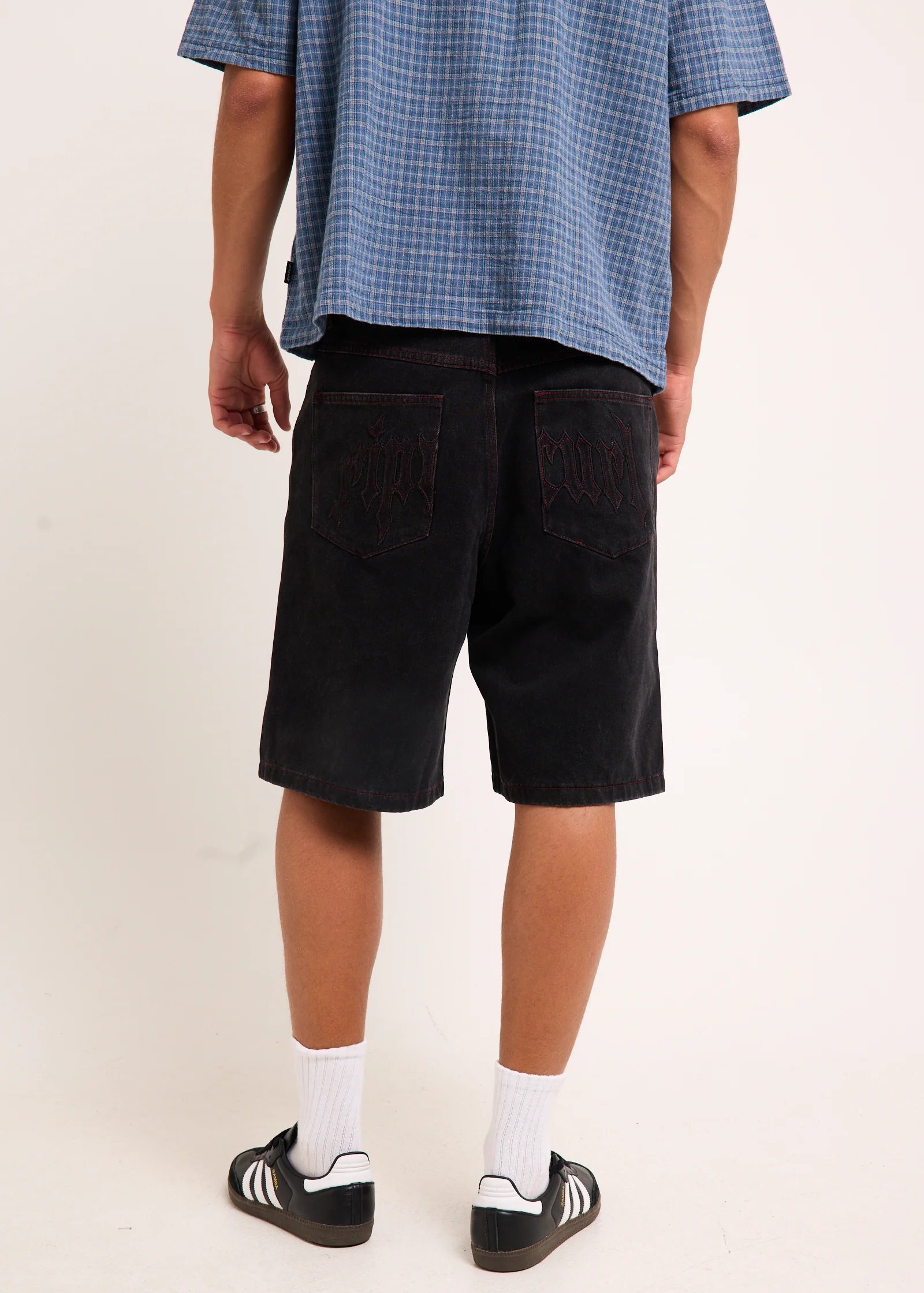 Archive Goth Denim Walkshorts - Image 2