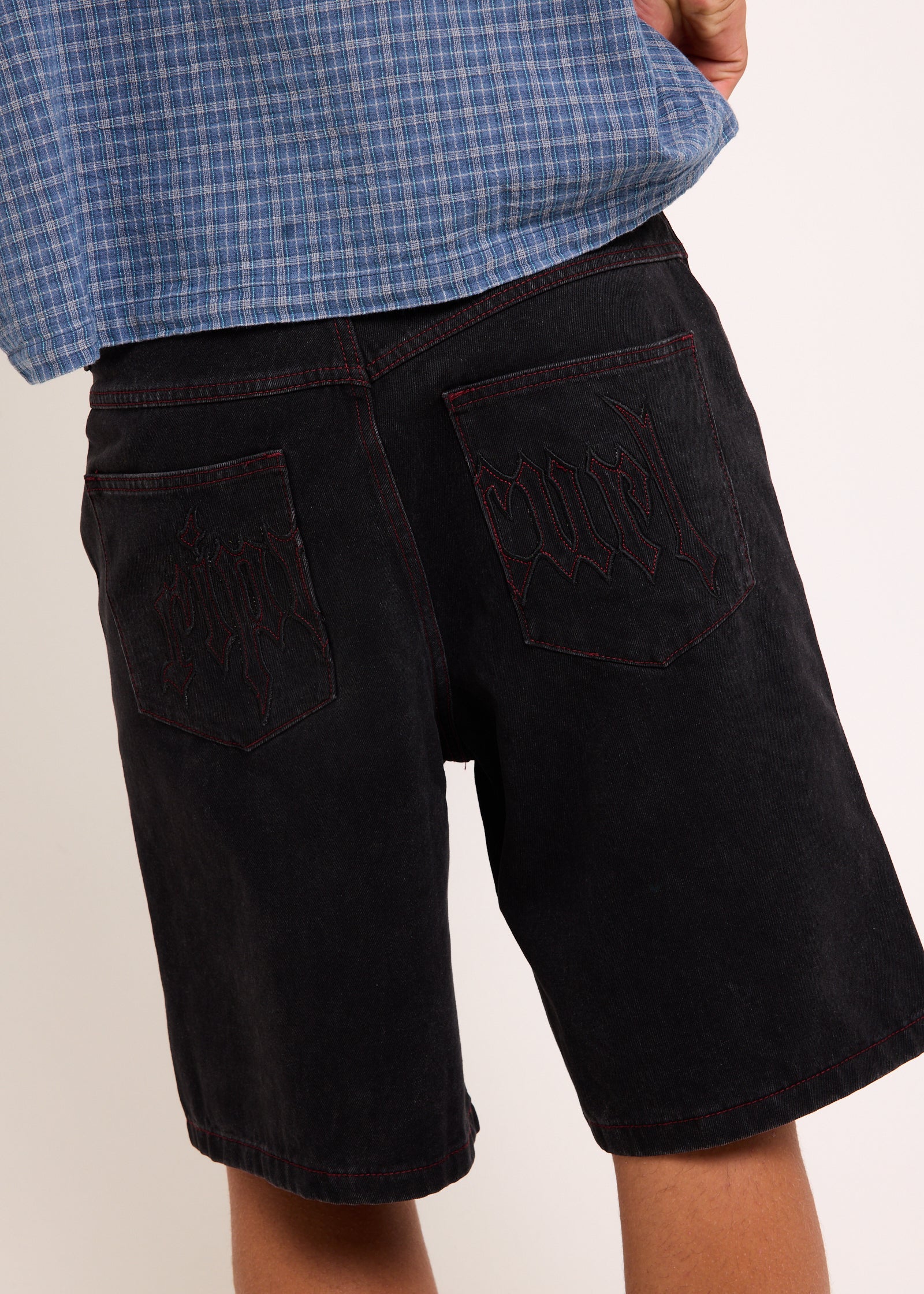 Archive Goth Denim Walkshorts - Image 5