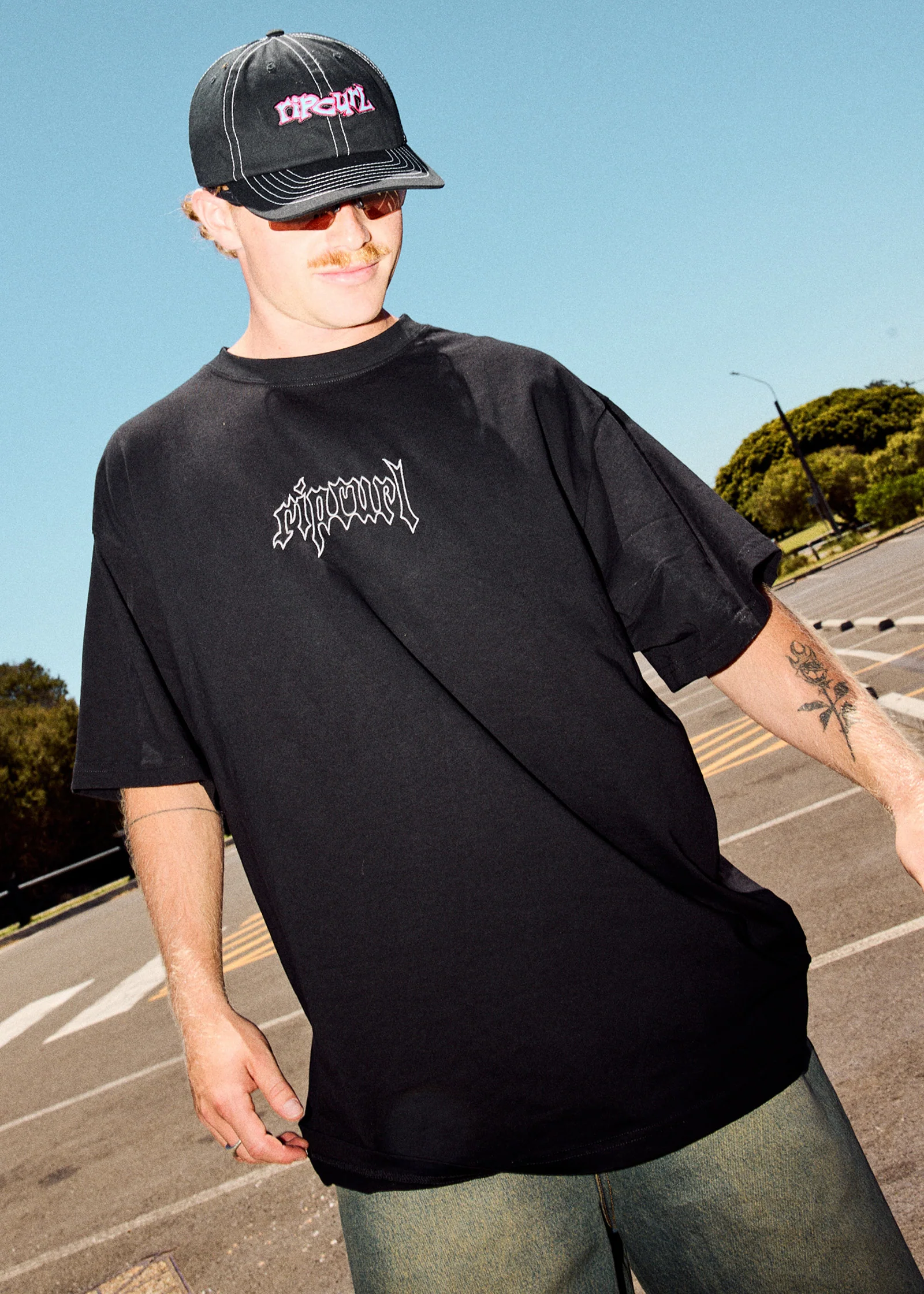 Archive Goth Embroidery T-Shirt - Image 2