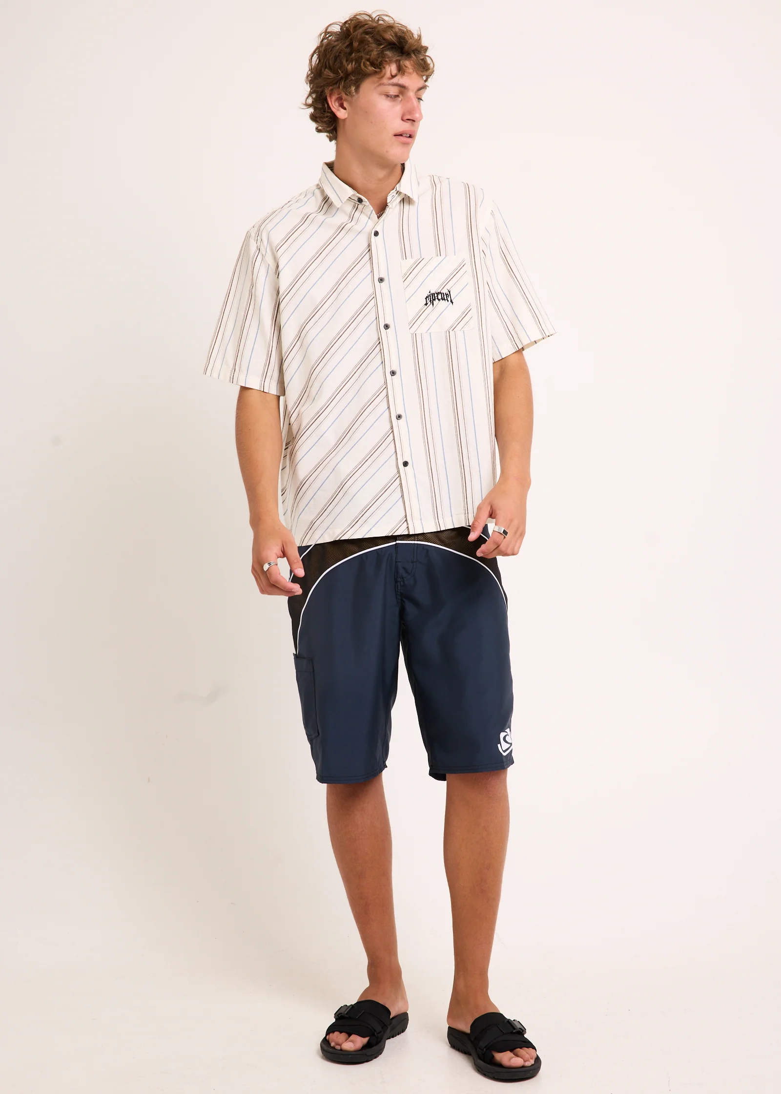 Archive Goth Stripe Short Sleeve Shirt - Image 3