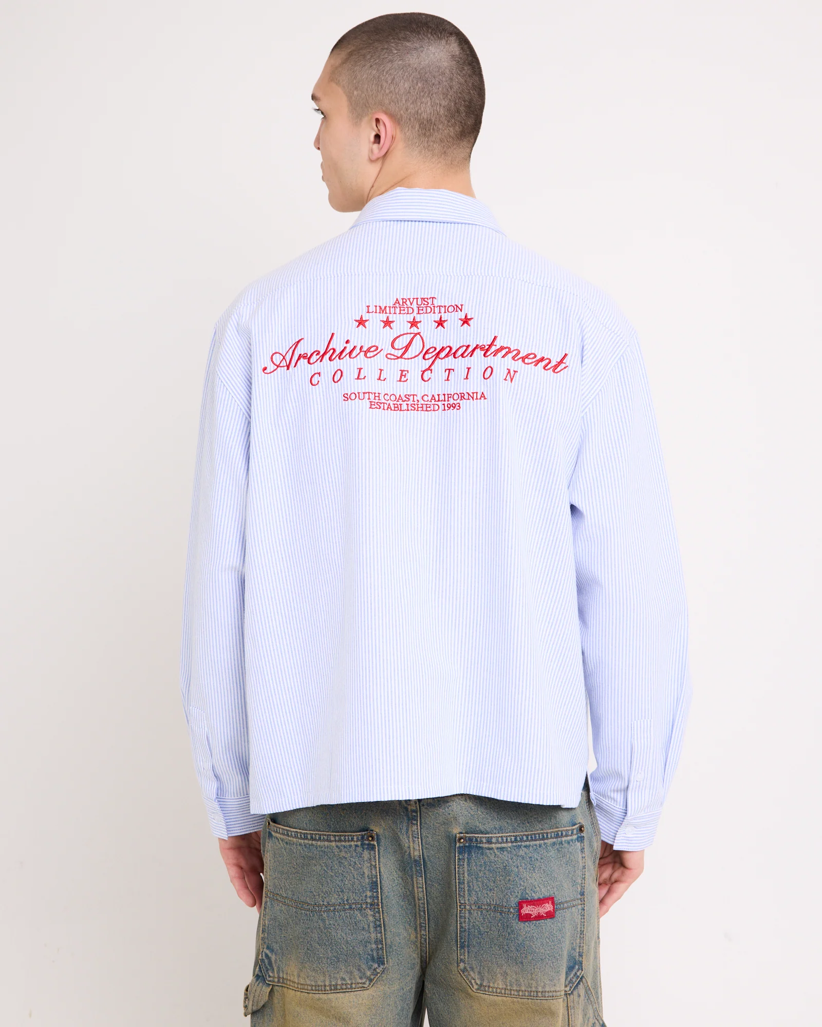 Archive Long Sleeve Cropped Shirt - Image 4