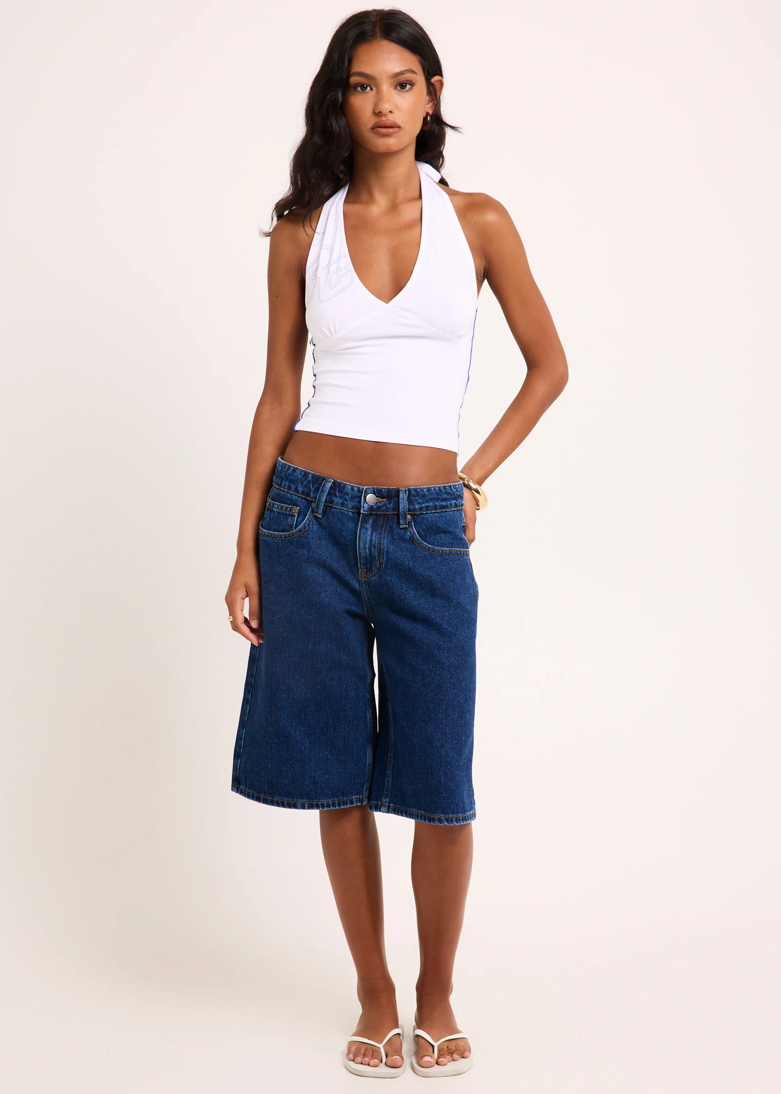 Archive Relaxed Denim Shorts - Image 3