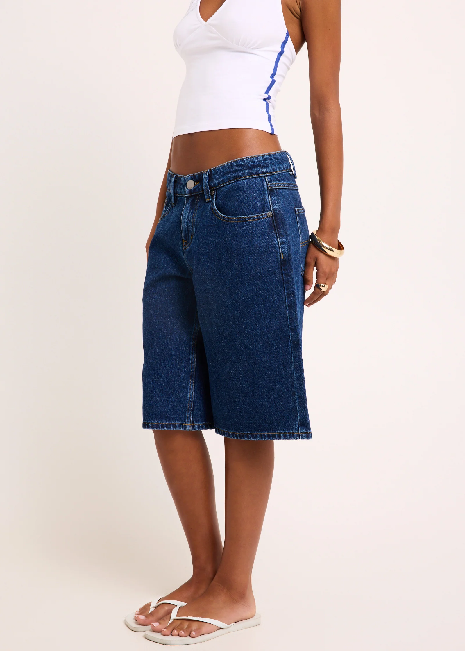 Archive Relaxed Denim Shorts - Image 4