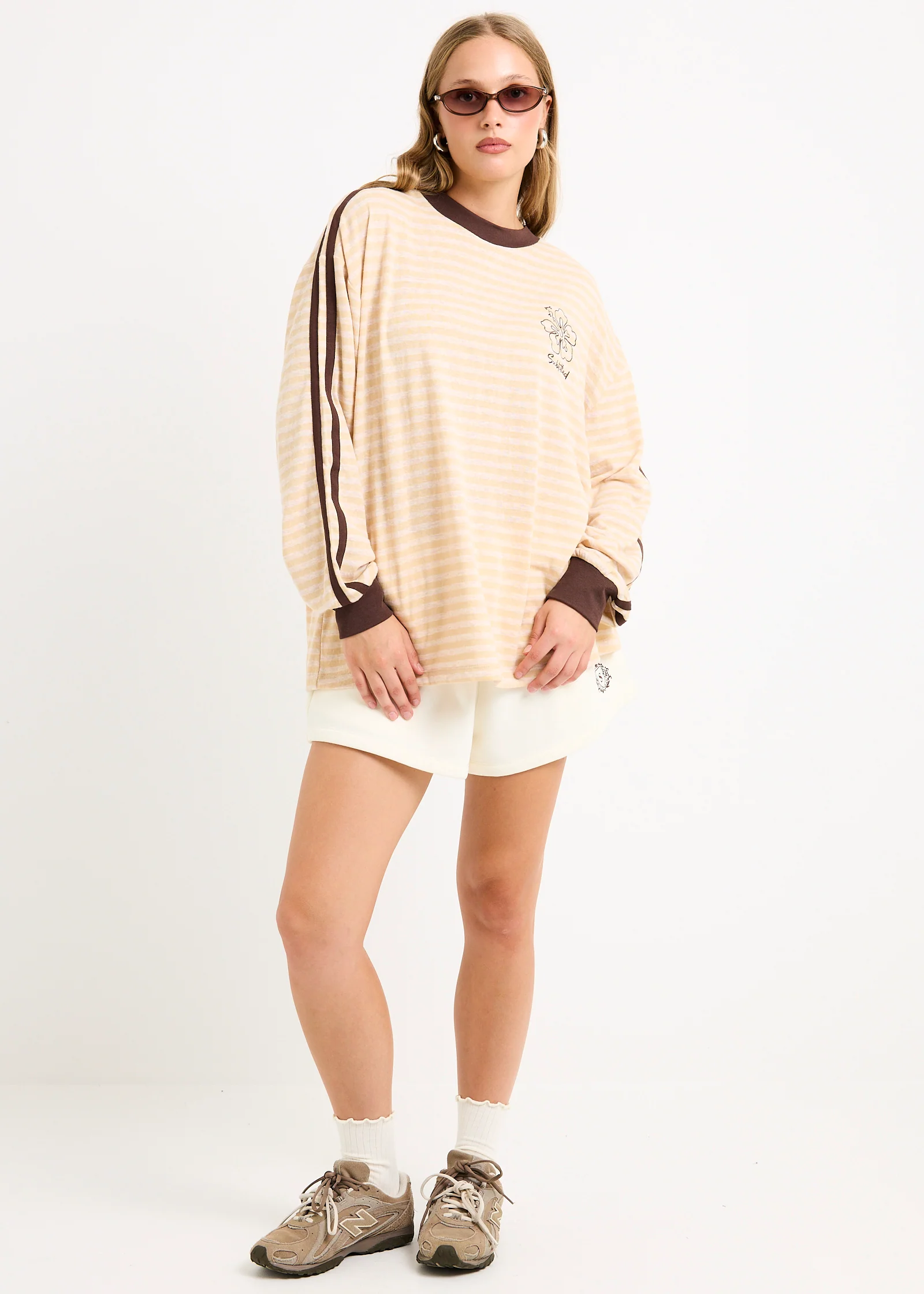 Arizona Contrast Stripe Long Sleeve Top - Image 3