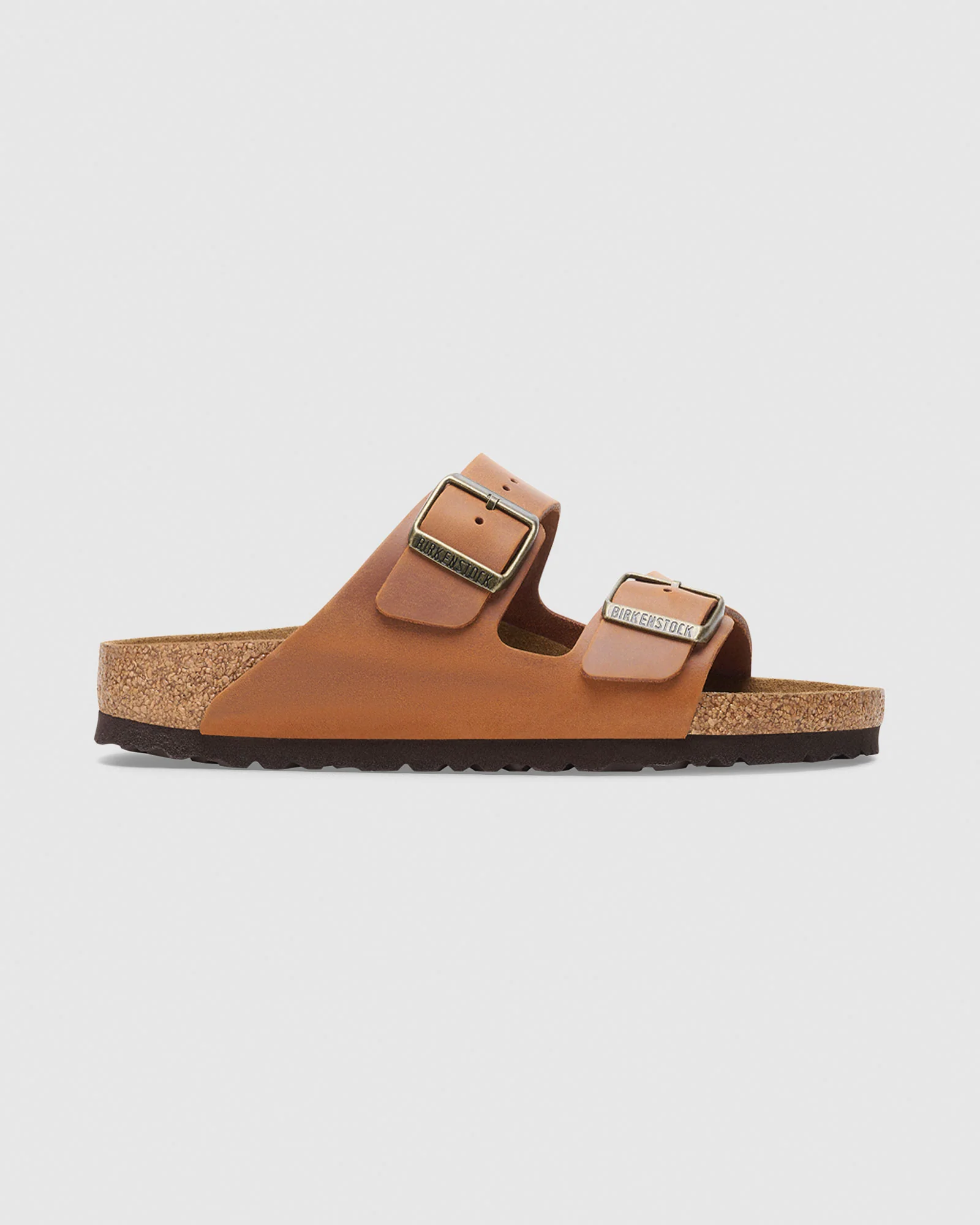 Arizona Oiled Leather Sandals Cognac - Image 2