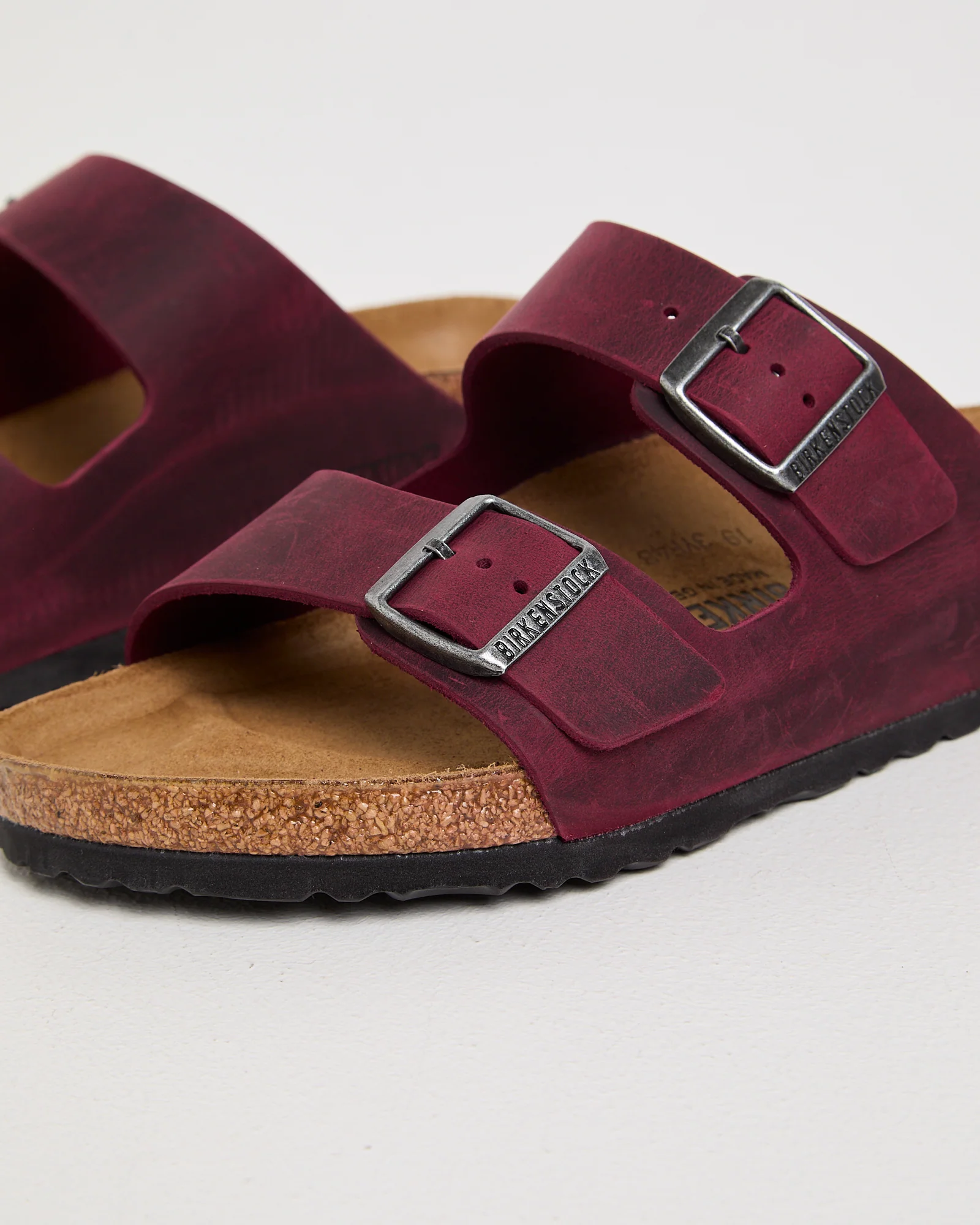 Arizona Oiled Leather Sandals Zinfandel - Image 3