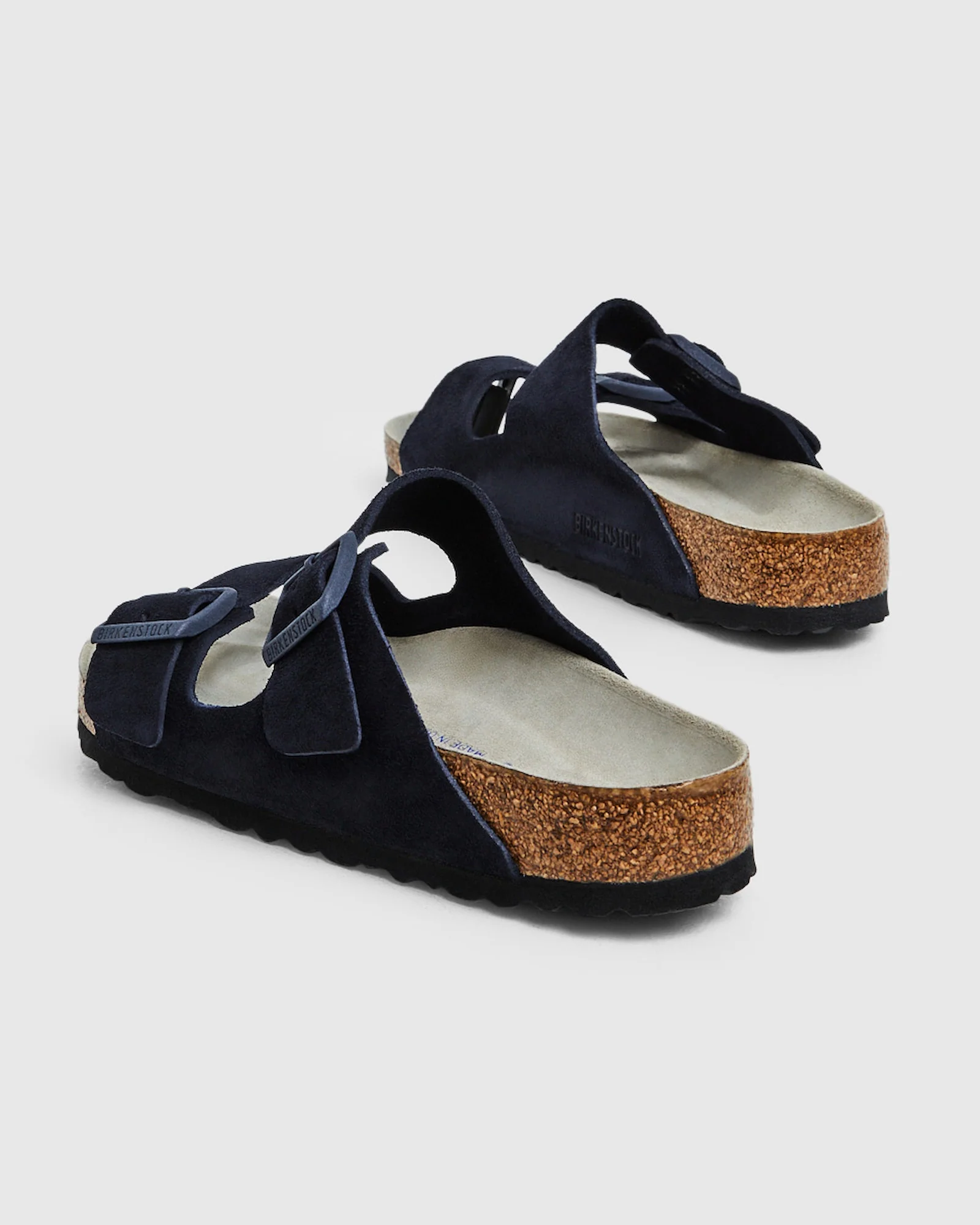 Arizona Regular Suede Leather Sandals Midnight Navy - Image 4