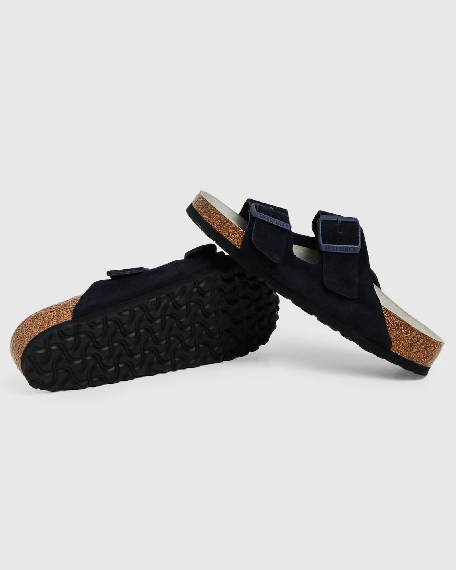 Arizona Regular Suede Leather Sandals Midnight Navy - Image 6