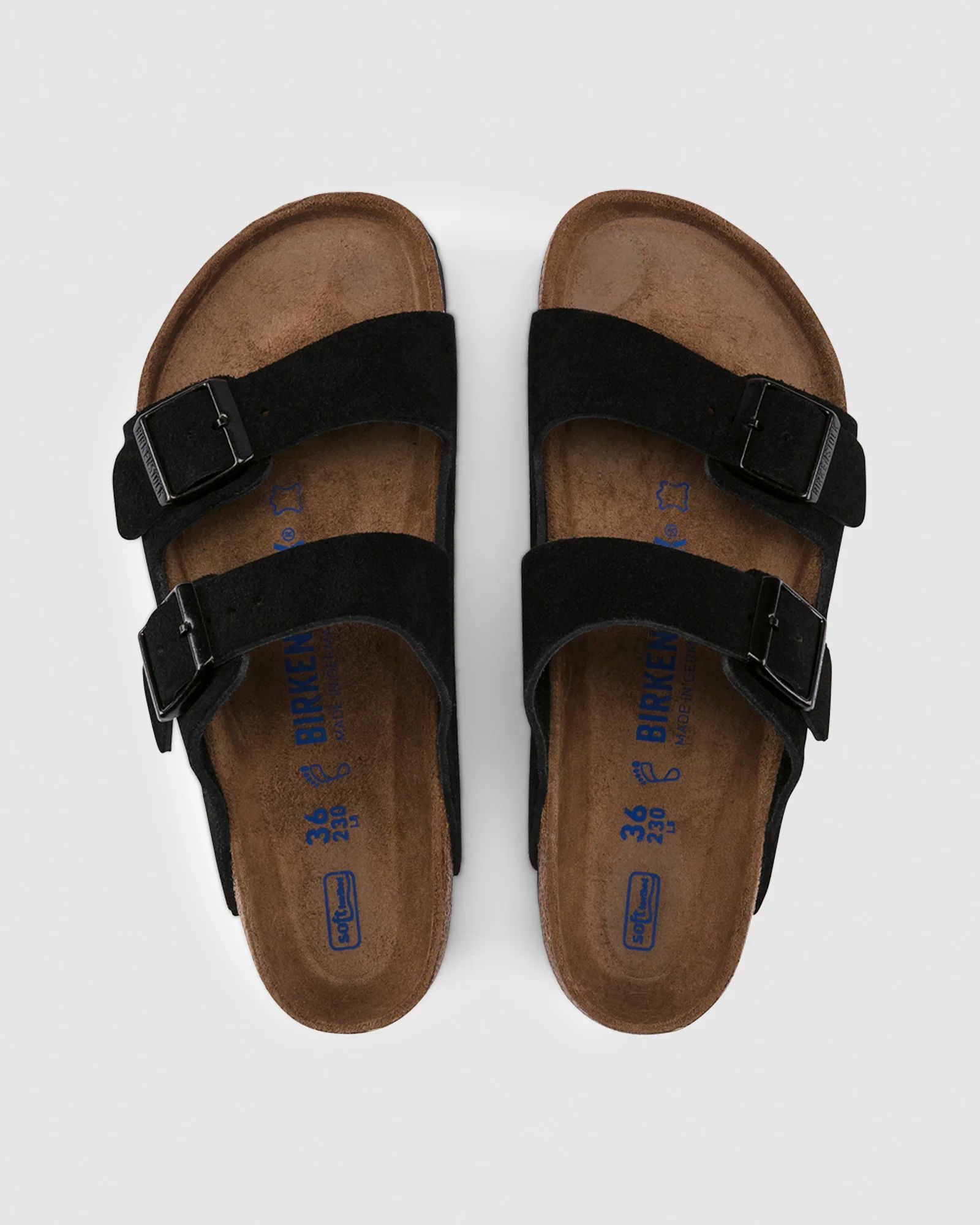 Arizona Soft Foot Bed Suede Leather Sandal - Image 4