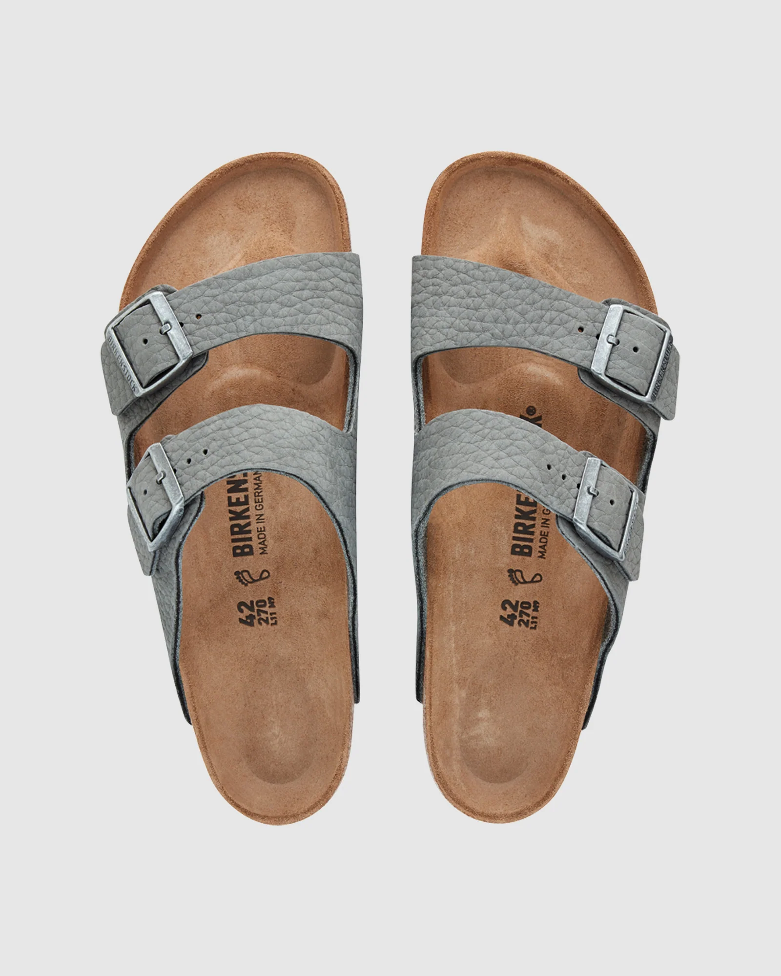 Arizona Soft Footbed Nubuck Leather Sandals - Image 3