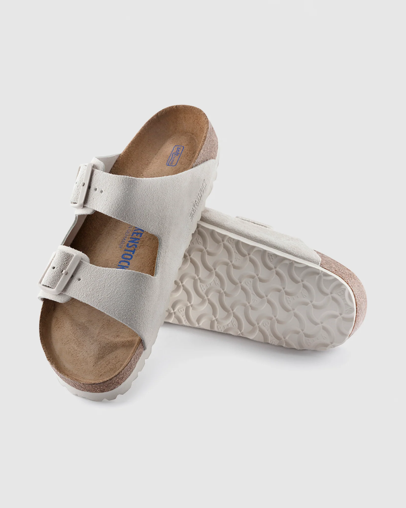 Arizona Soft Footbed Suede Leather Sandals - Image 4
