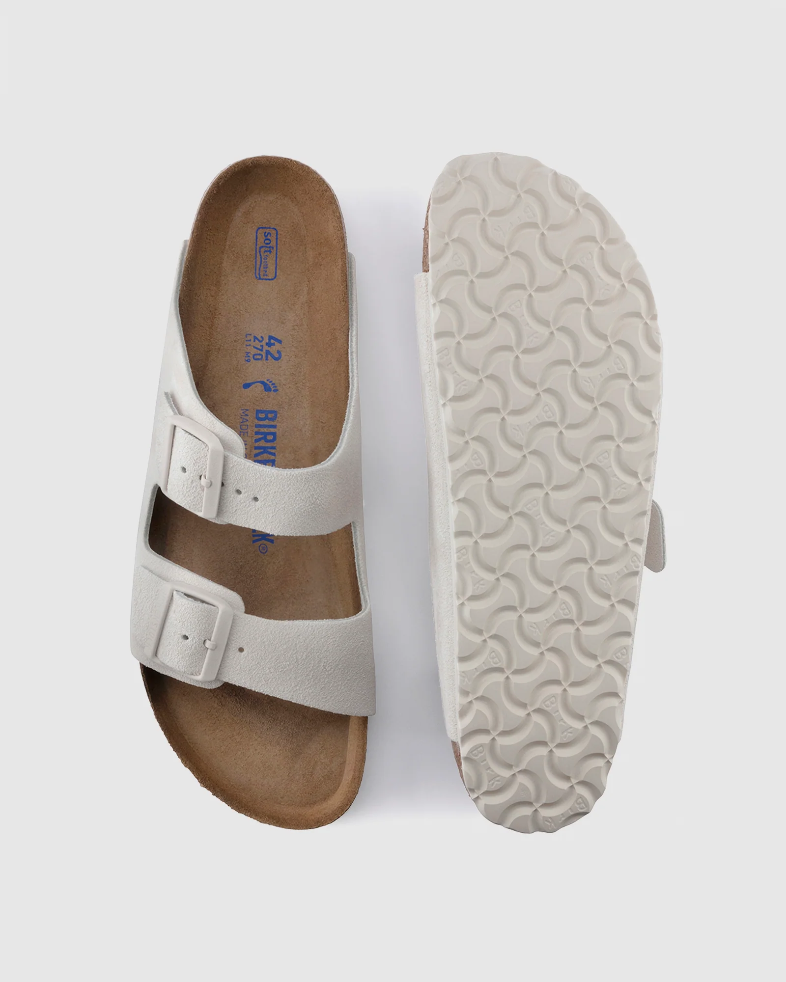 Arizona Soft Footbed Suede Leather Sandals - Image 7