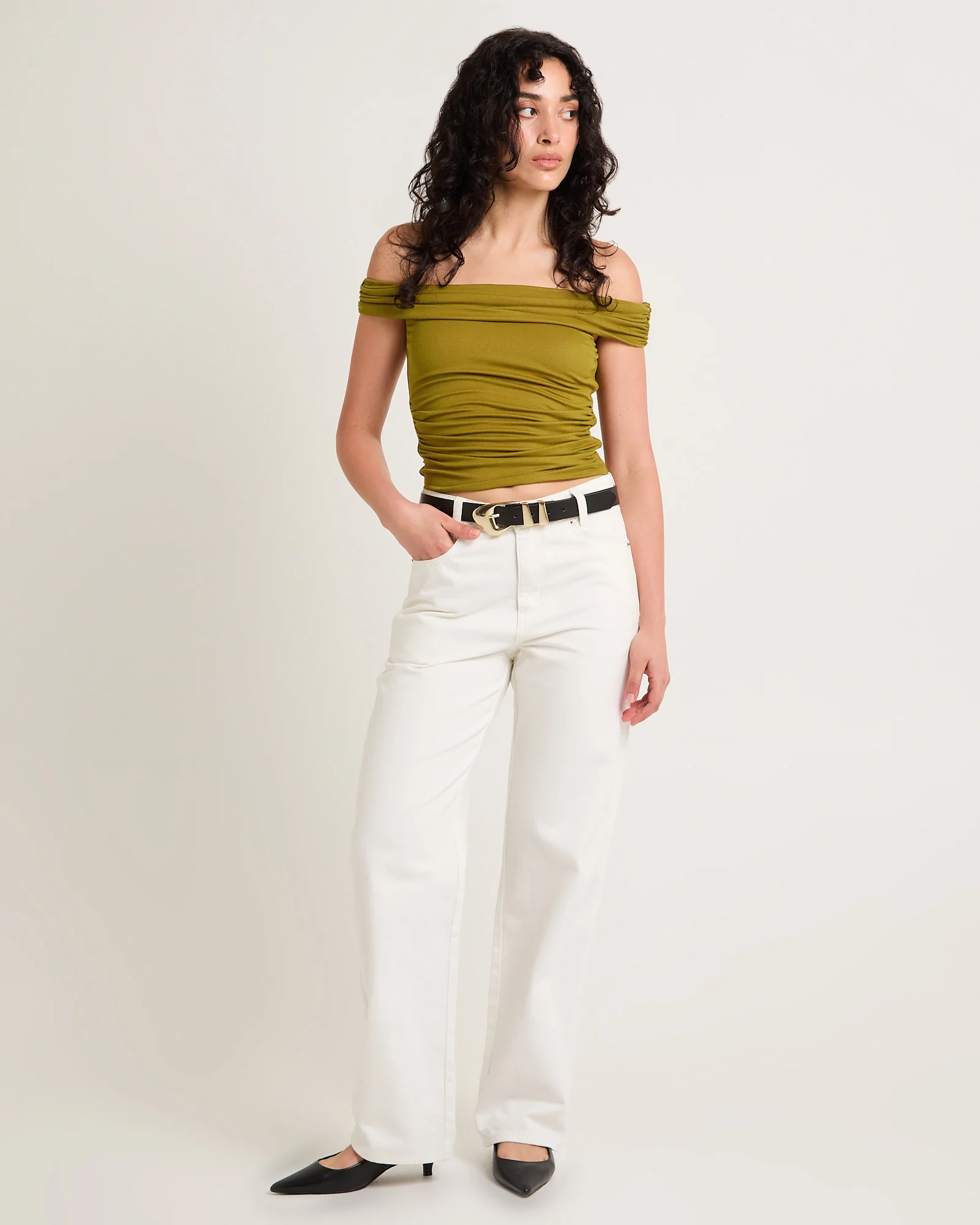 Armani Cold Shoulder Top - Image 3