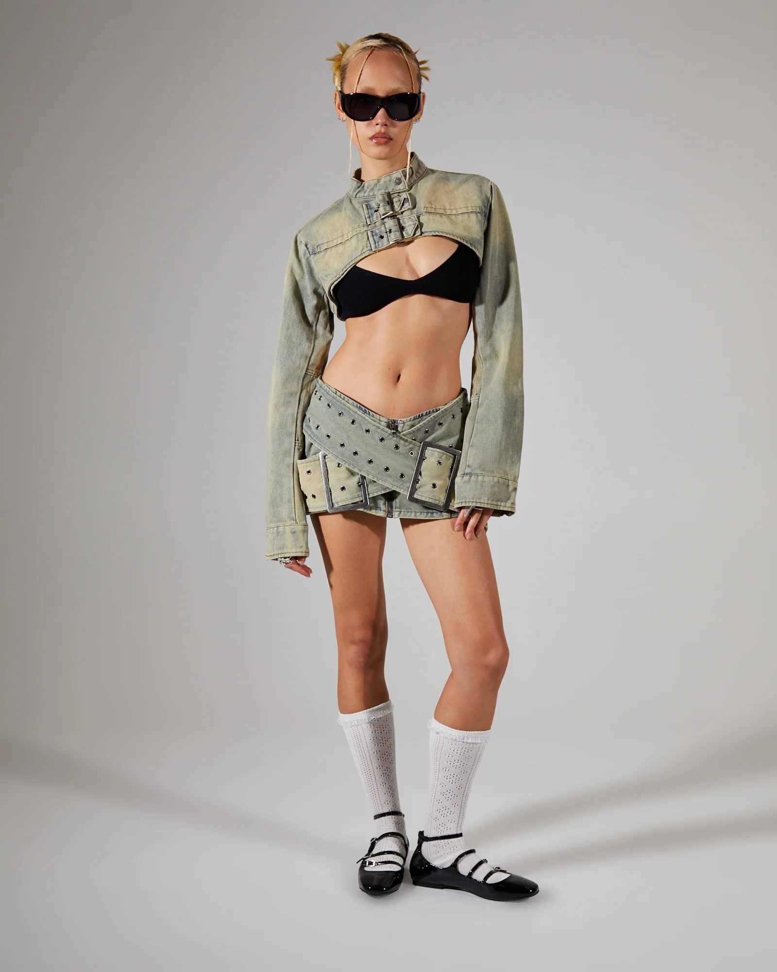 Assassin Ultra Cropped Denim Jacket - Image 2