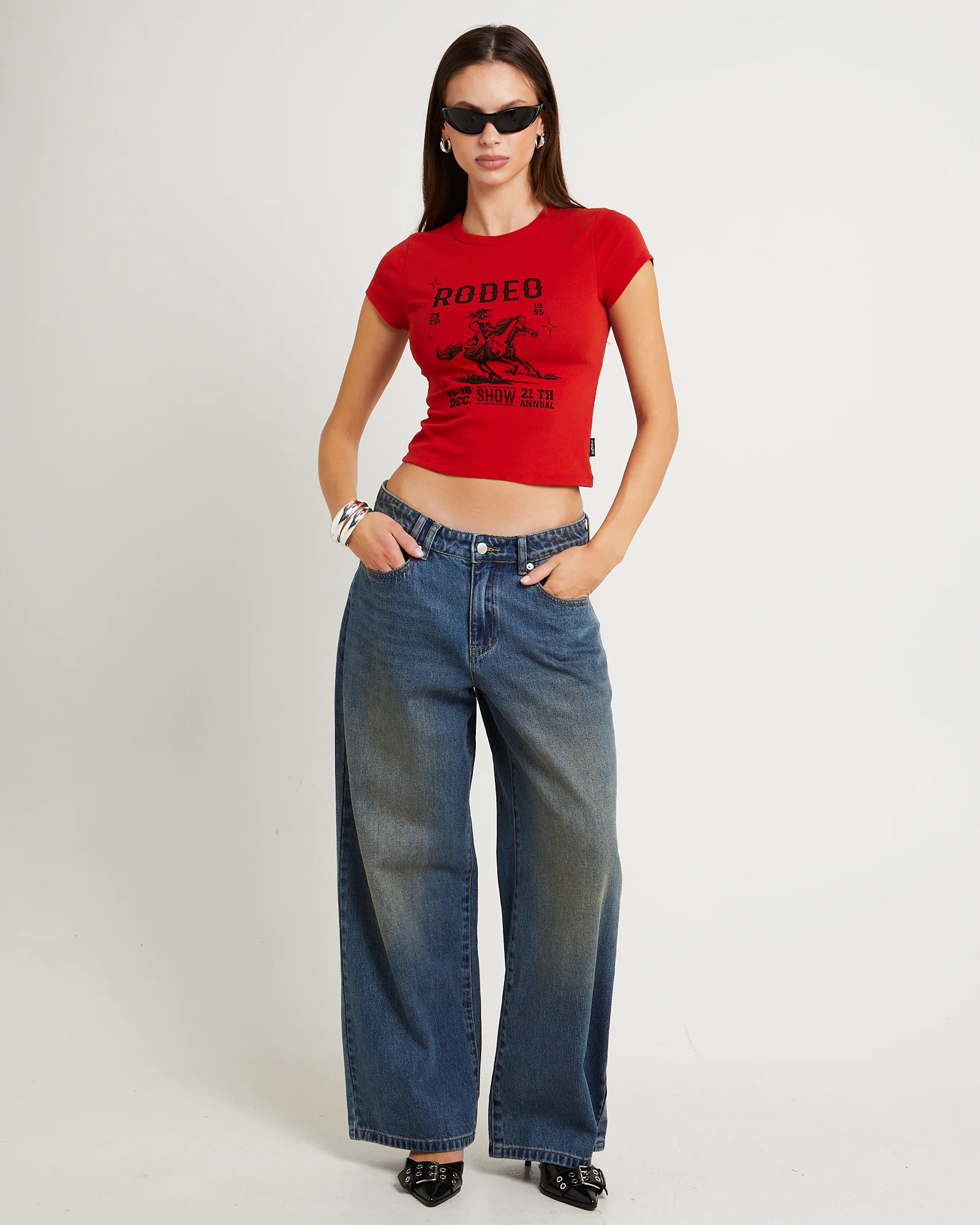 Astro Mega Baggy Denim Jeans - Image 2
