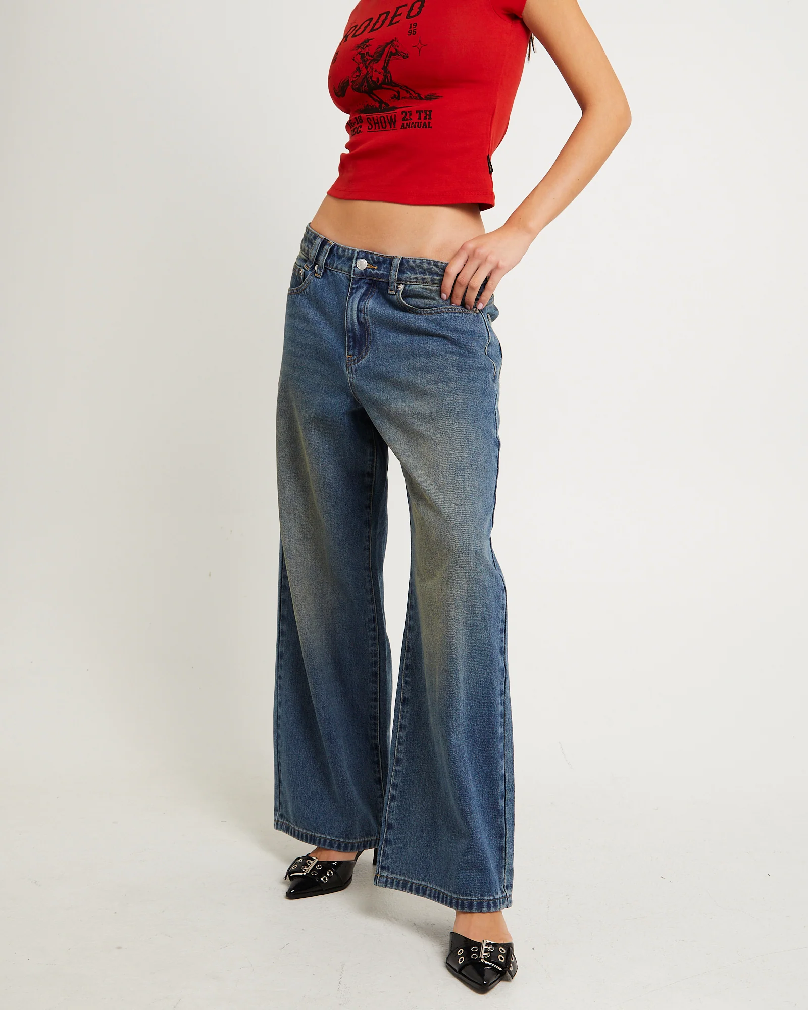 Astro Mega Baggy Denim Jeans - Image 3