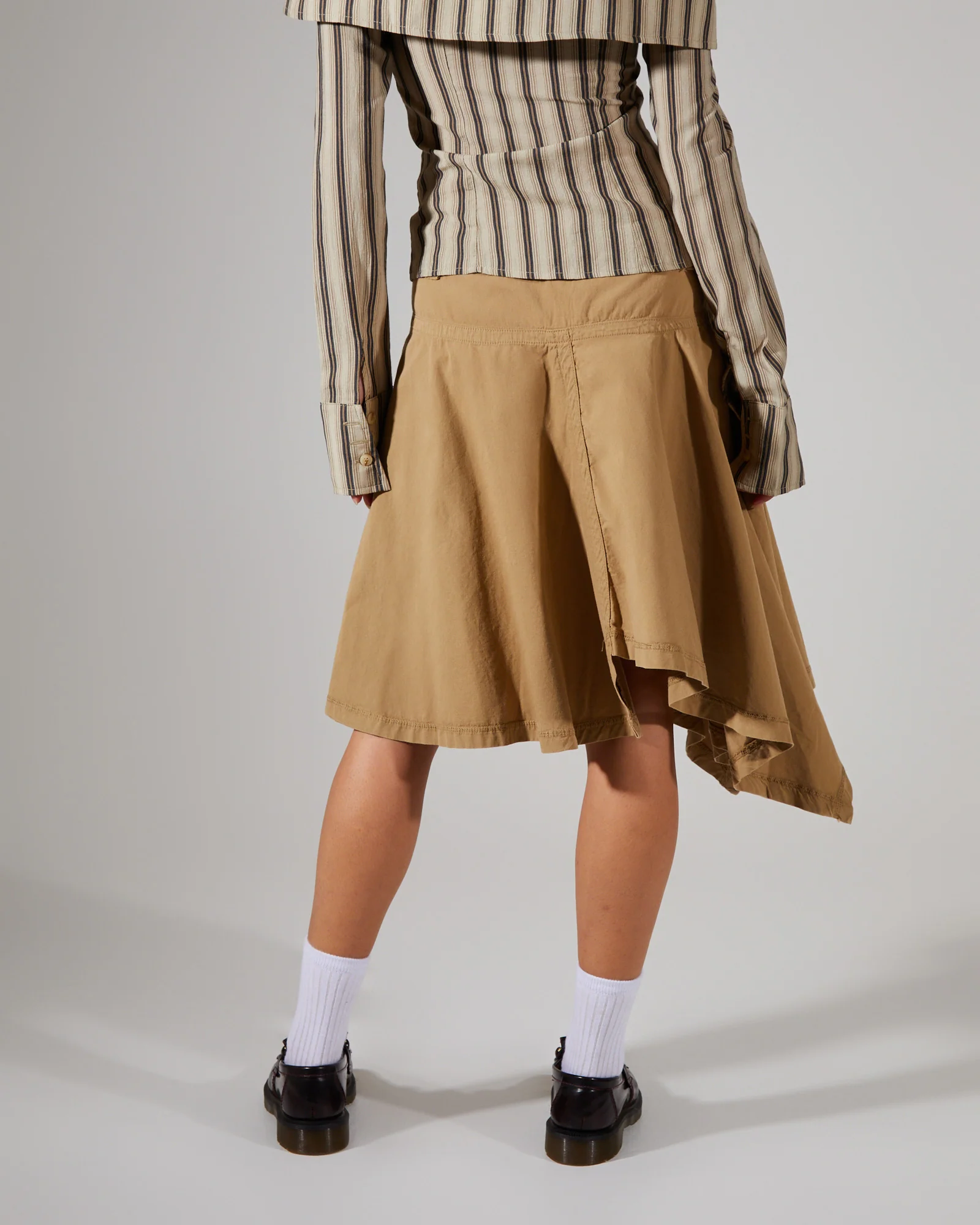 Asymmetric Choppy Cargo Skirt - Image 3