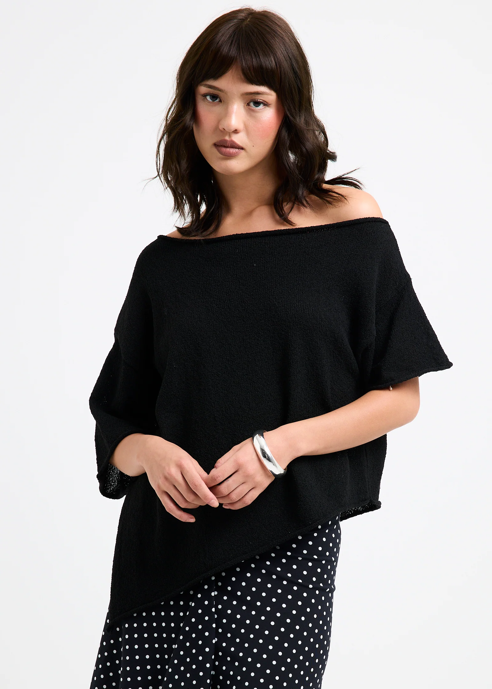 Asymmetric Knit Top - Image 2