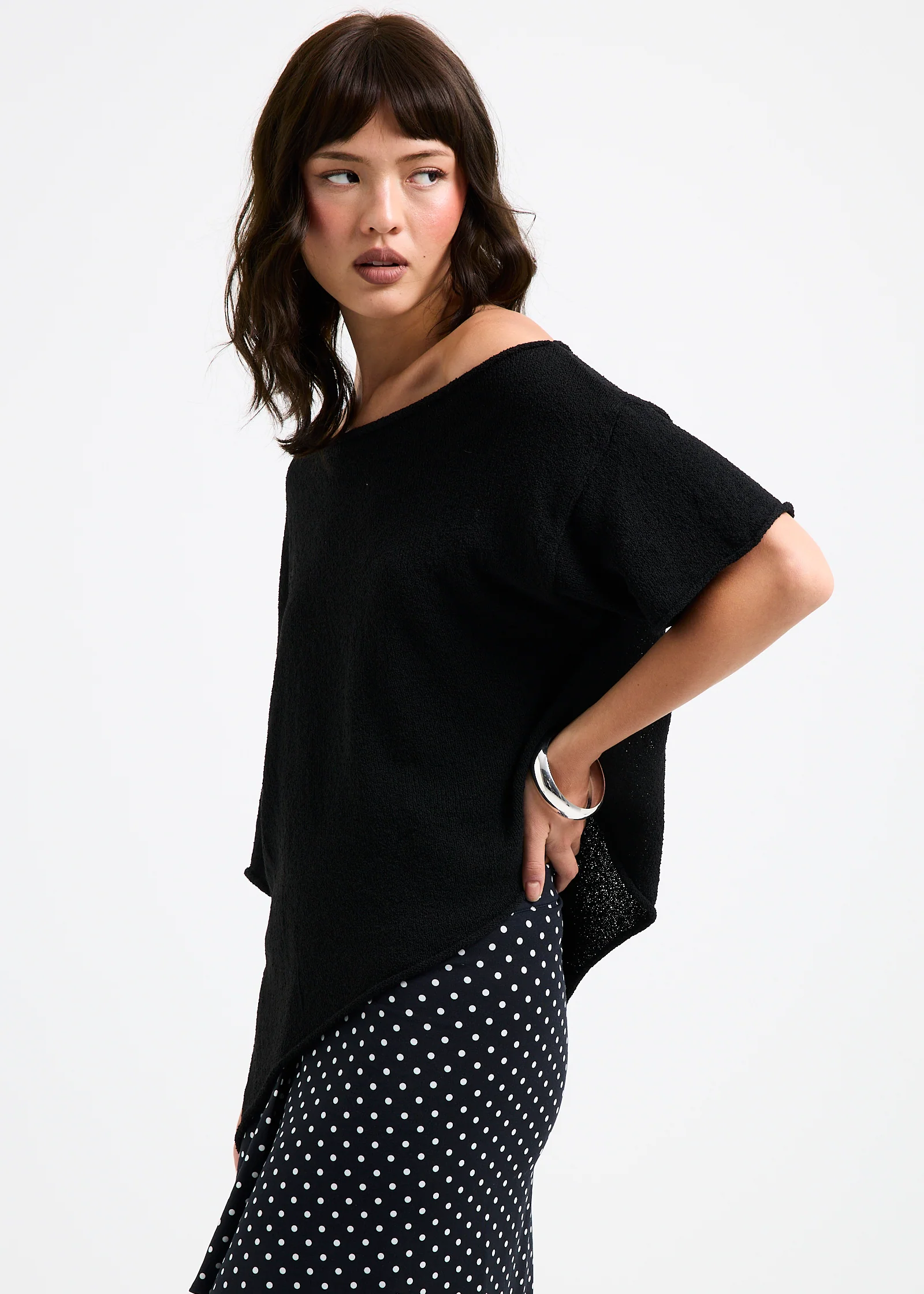Asymmetric Knit Top - Image 4