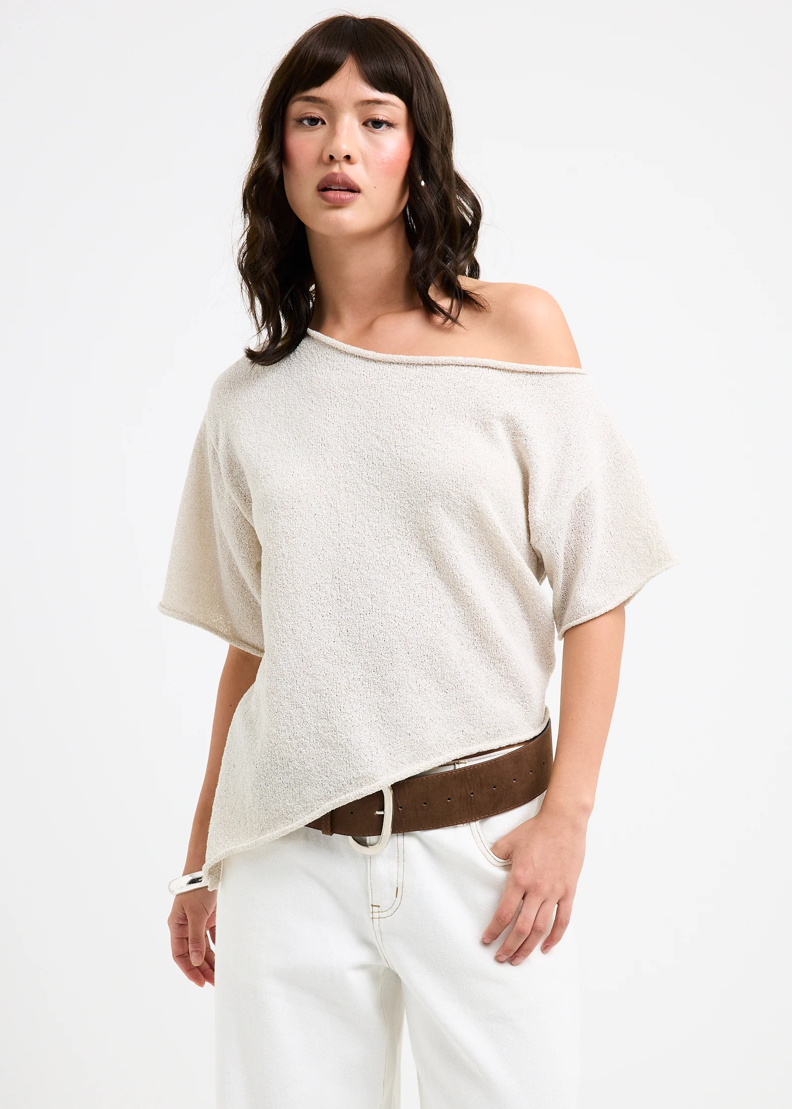 Asymmetric Knit Top - Image 3