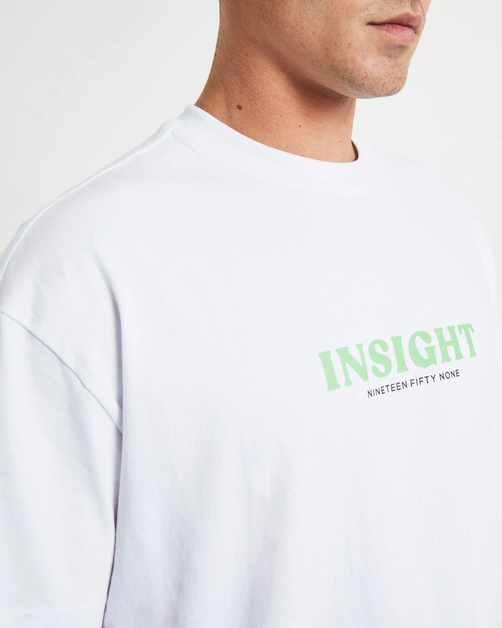 Atom Short Sleeve T-Shirt in White - Image 6
