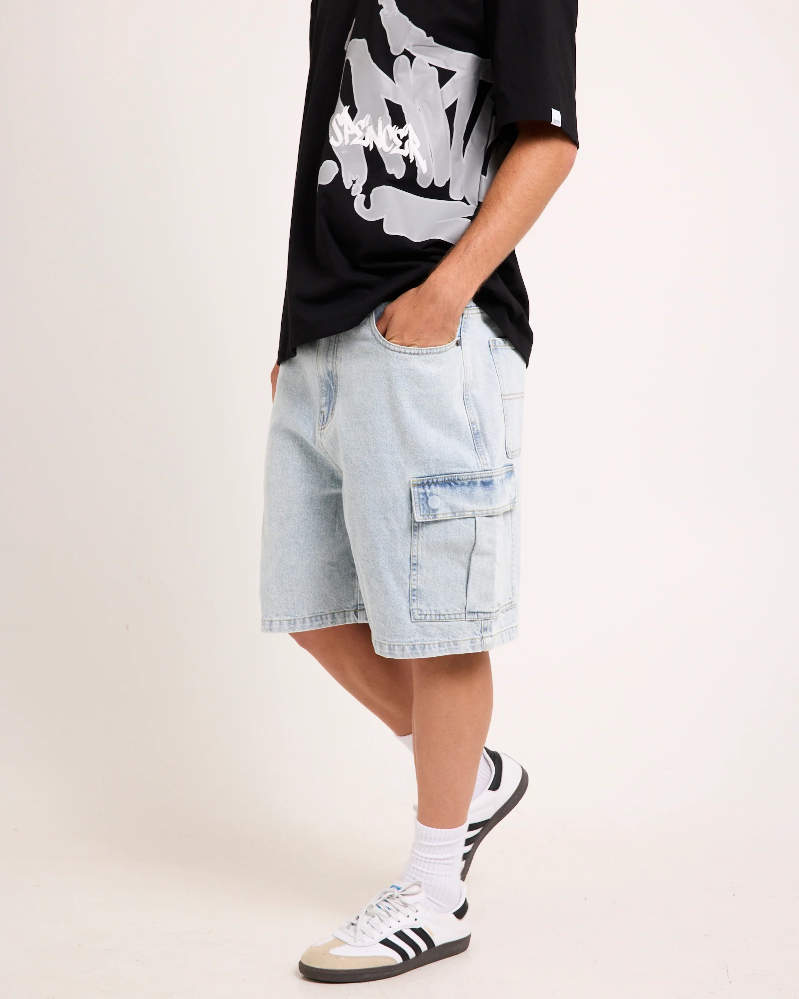 Auckland Cargo Denim Jorts - Image 5