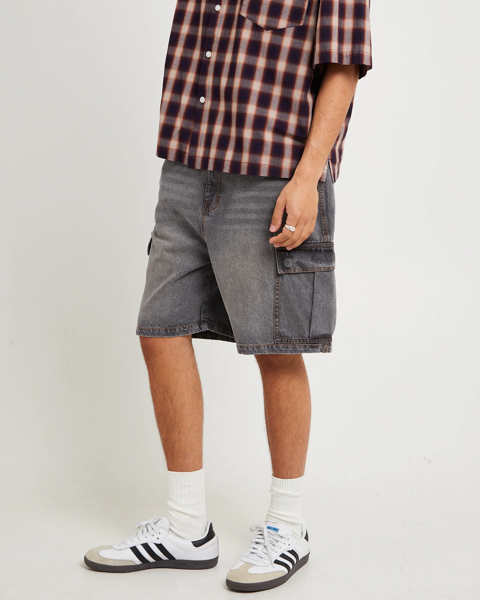 Auckland Cargo Denim Jorts - Image 2