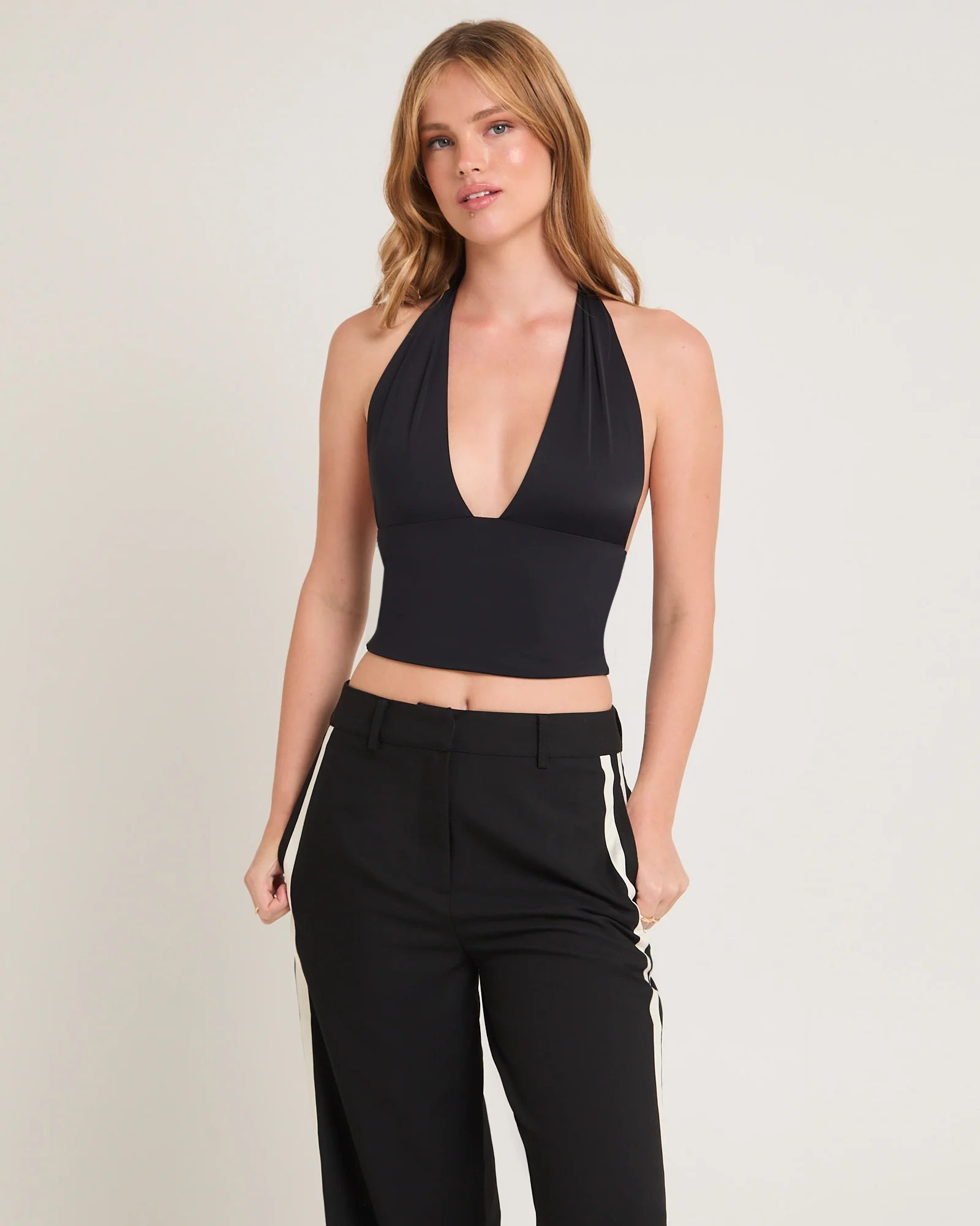 Ava Slinky Plunge Top - Image 5